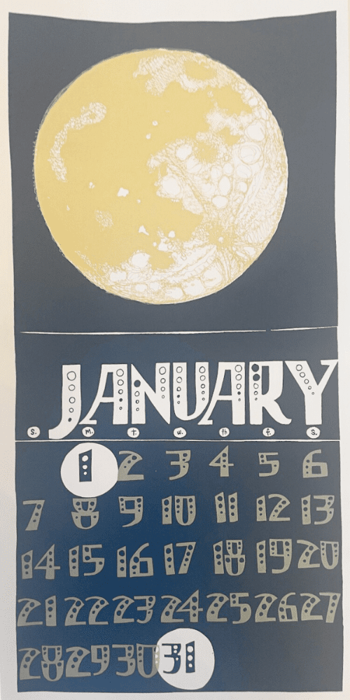 2018 Dolphin Studio Calendar Archive Print - The Dolphin Studio