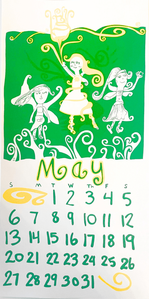 2018 Dolphin Studio Calendar Archive Print - The Dolphin Studio