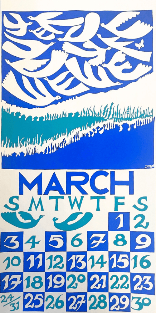 2019 Dolphin Studio Calendar Archive Print - The Dolphin Studio