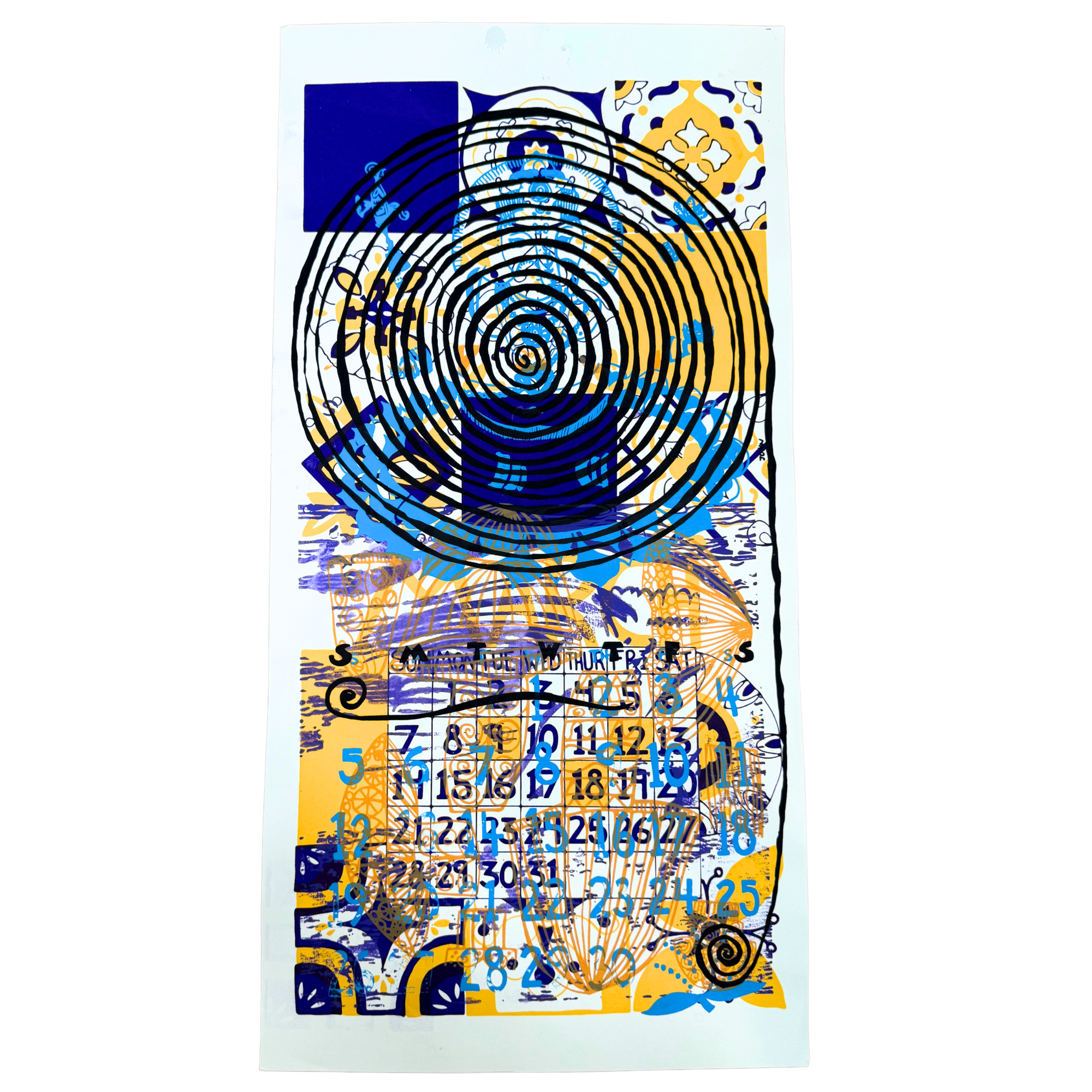 ONE OF A KIND Layered Monoprint