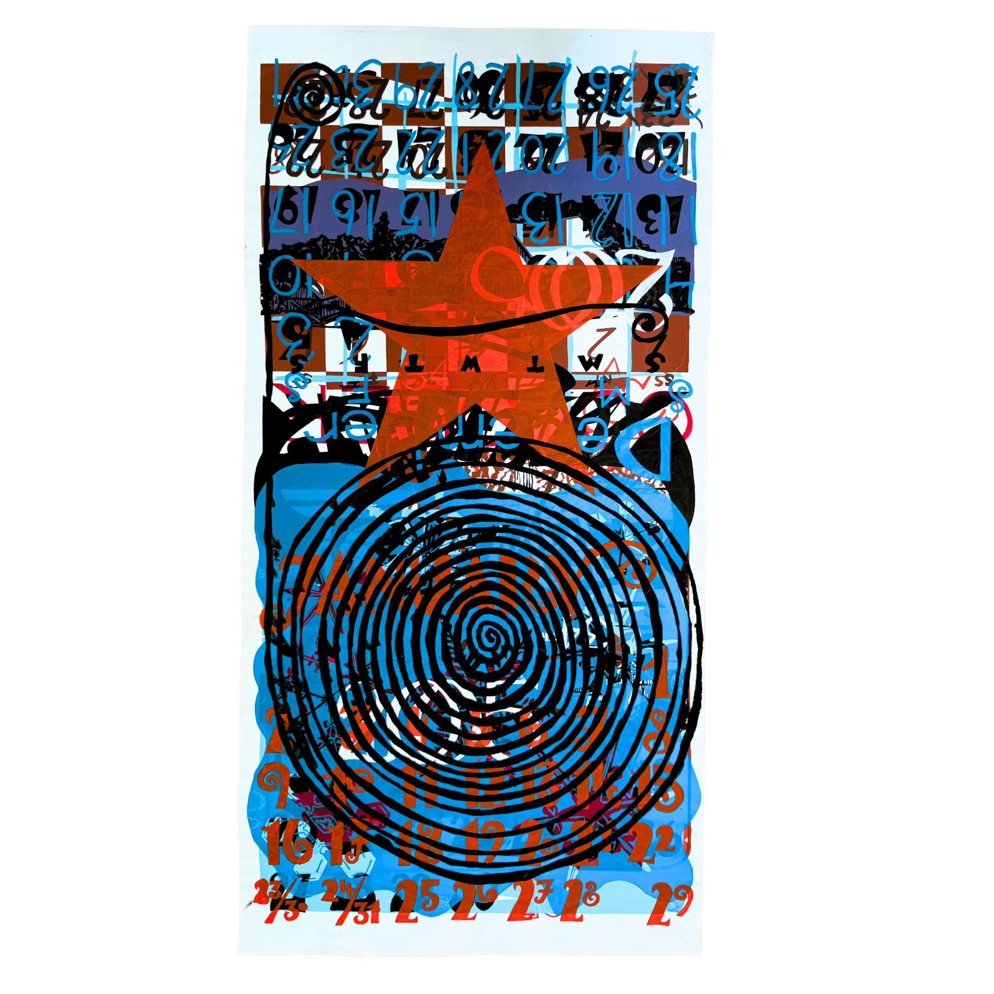 ONE OF A KIND Layered Monoprint