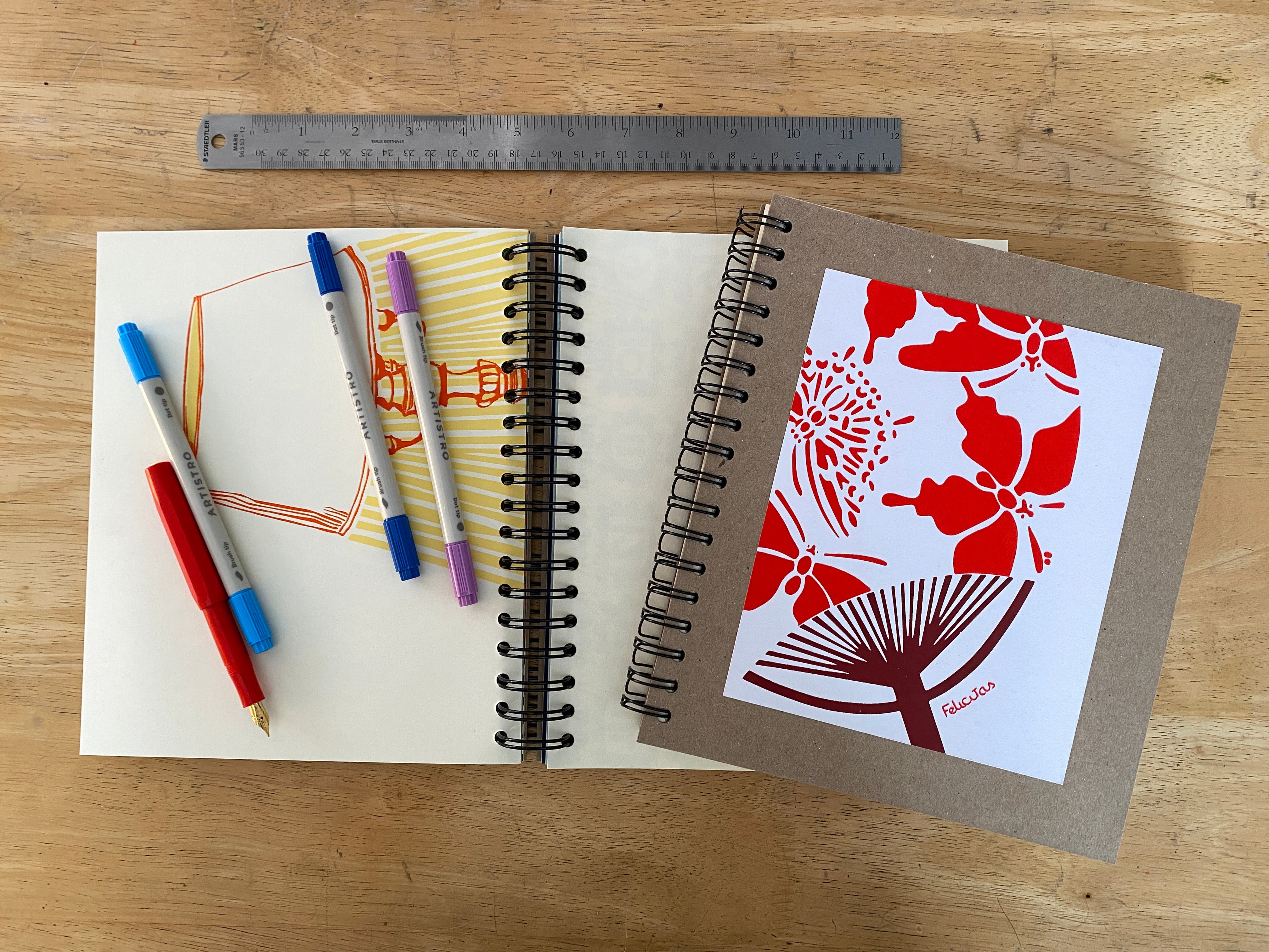 Butterfly Fan - Dolphin Doodle Journals