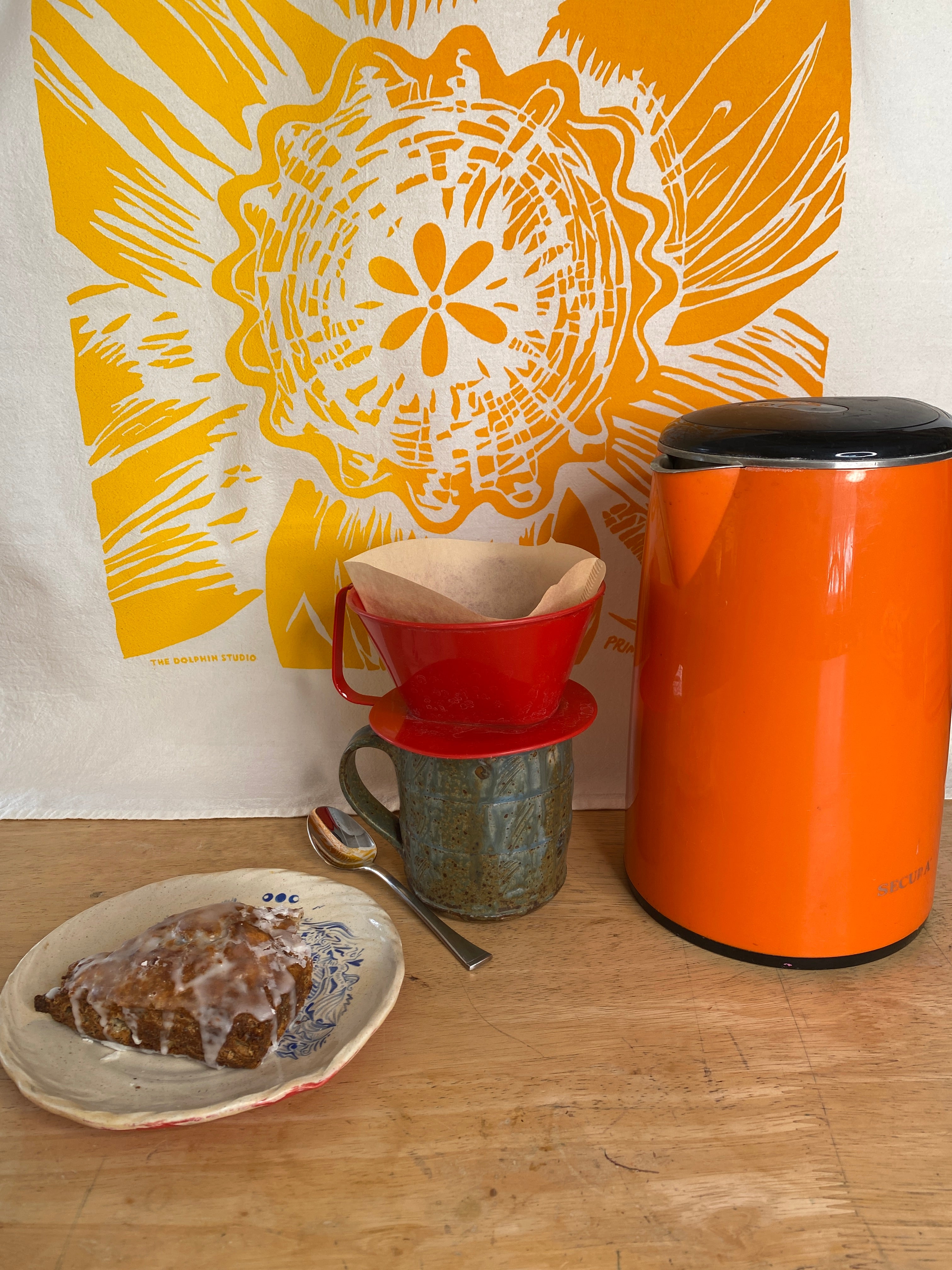 Delightful Daffodil ~ Flour Sack Tea Towel