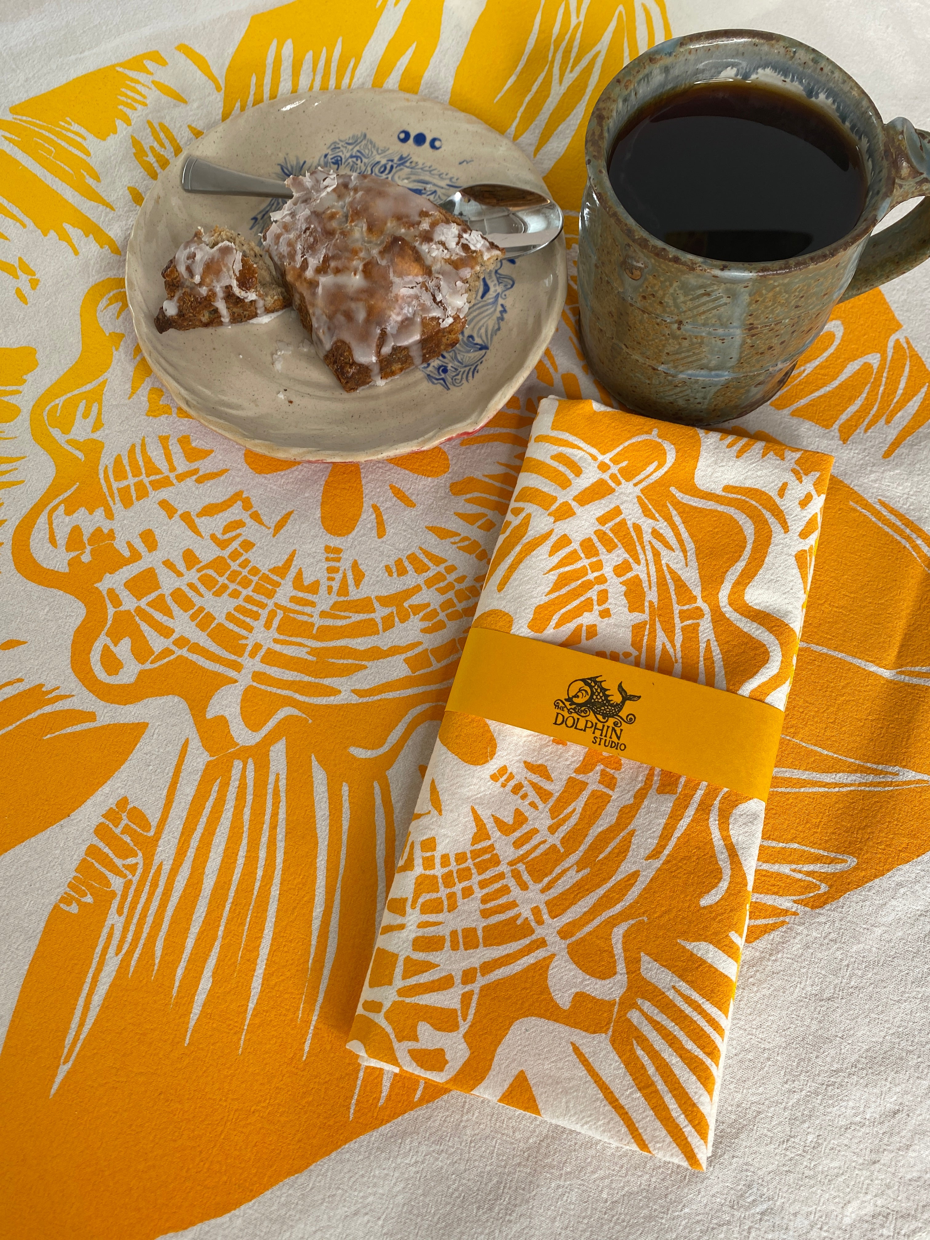 Delightful Daffodil ~ Flour Sack Tea Towel