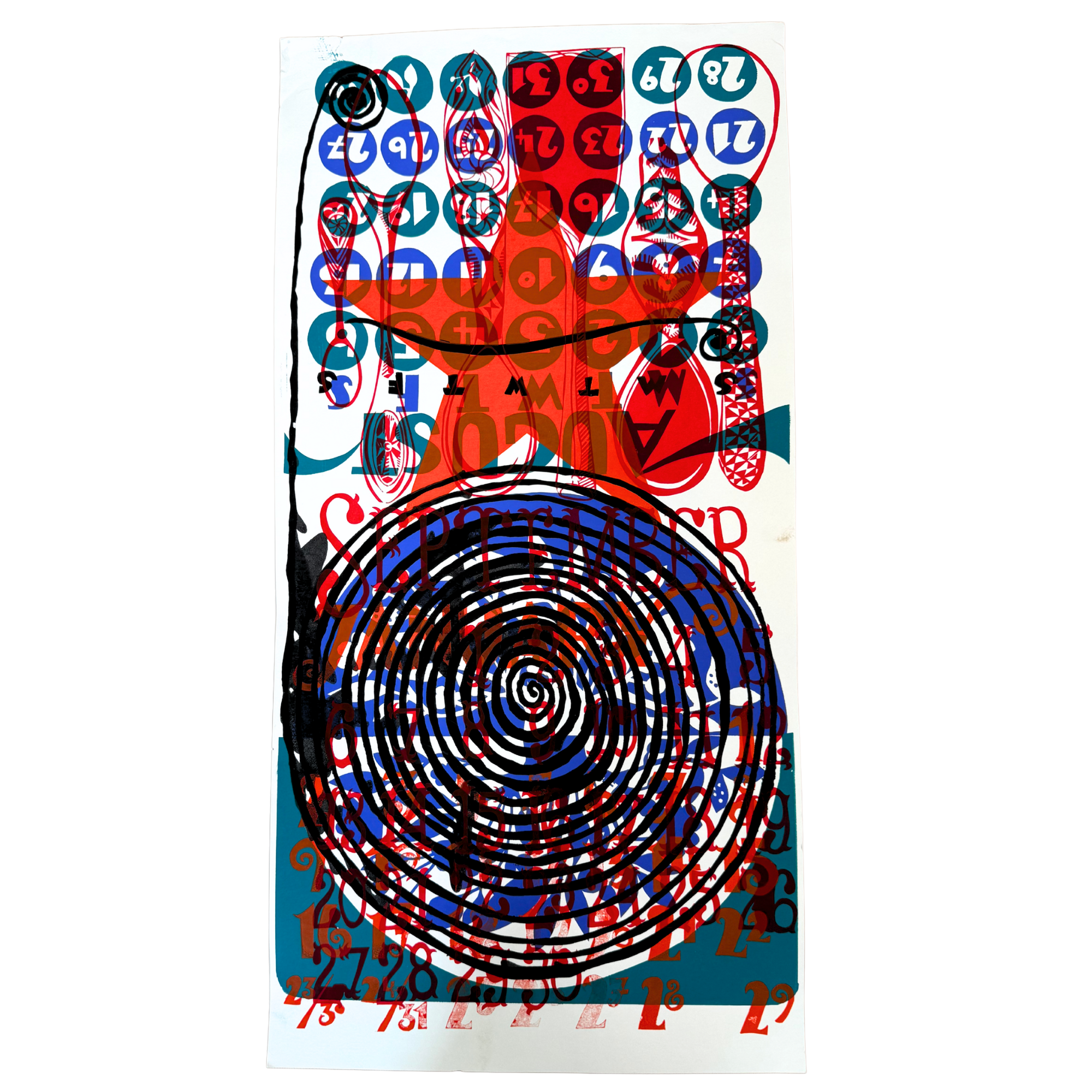 ONE OF A KIND Layered Monoprint