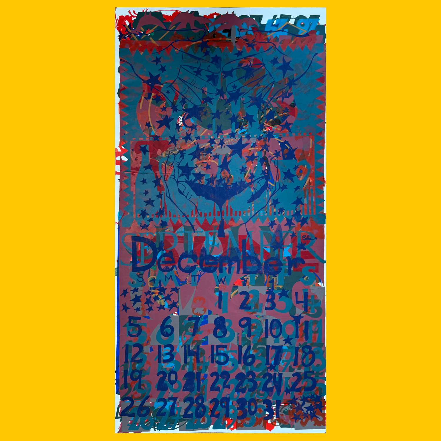 SALE - Layered Monoprint