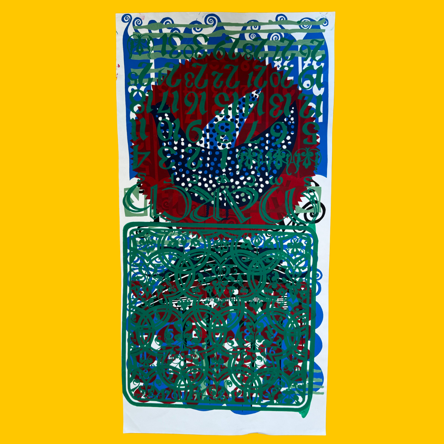SALE - Layered Monoprint