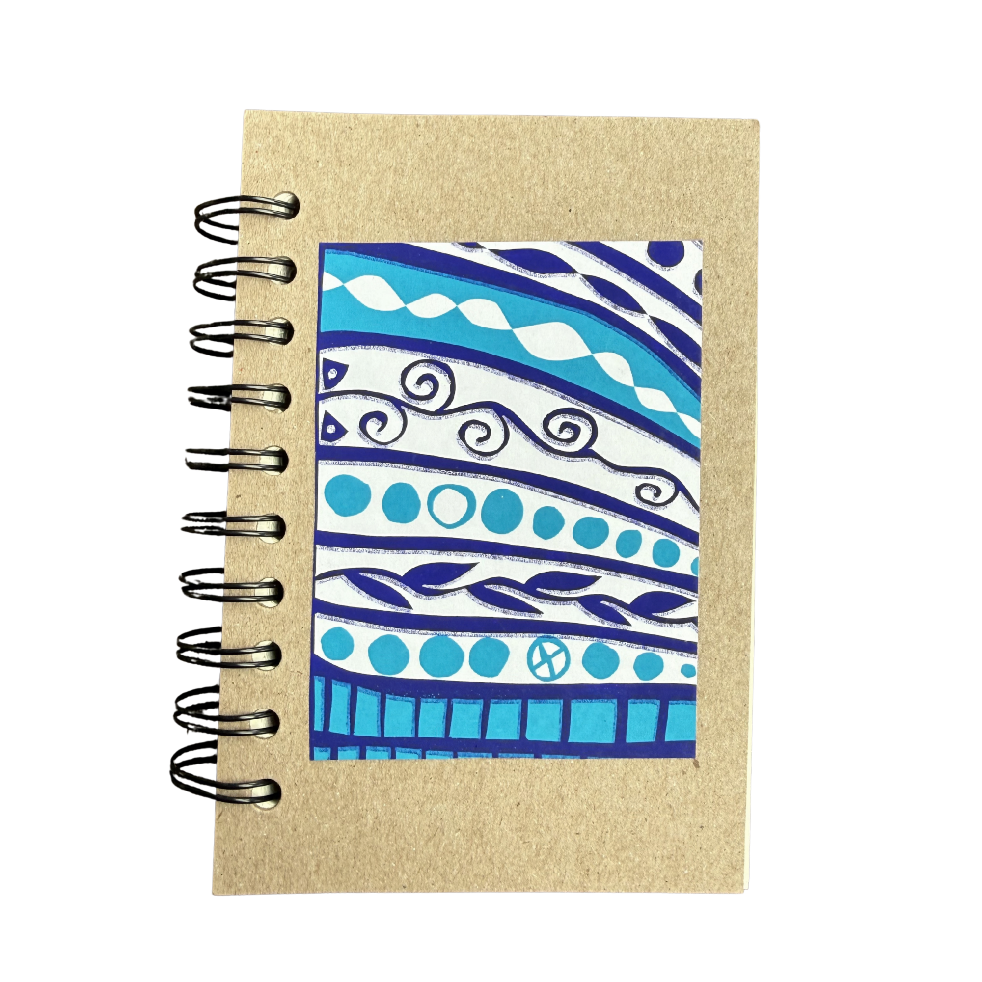 Turquoise Vines - Dolphin Doodle Journals