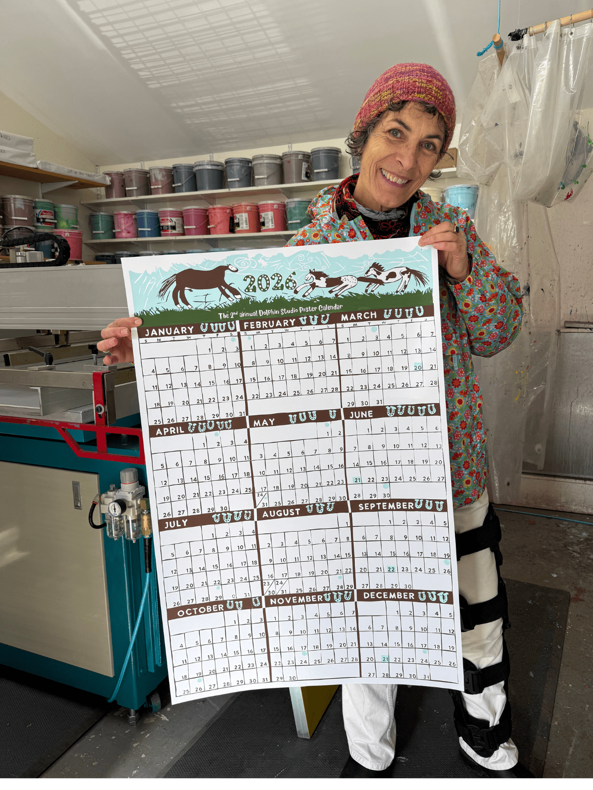 2026 Dolphin Studio Poster Calendar - The Dolphin Studio