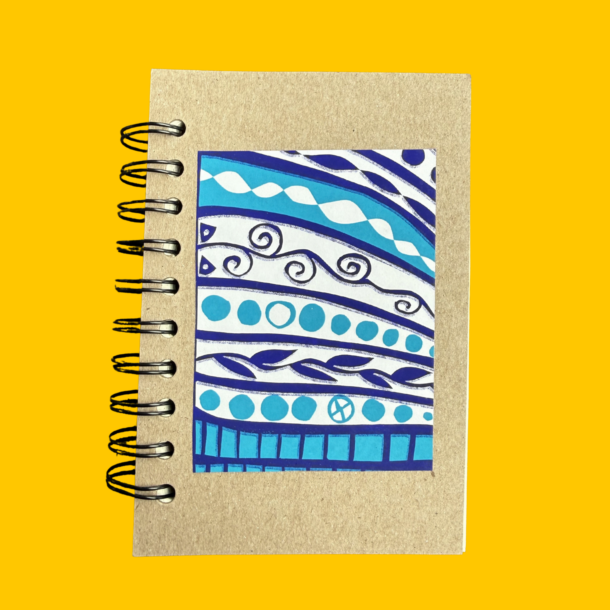 Turquoise Vines - Dolphin Doodle Journals