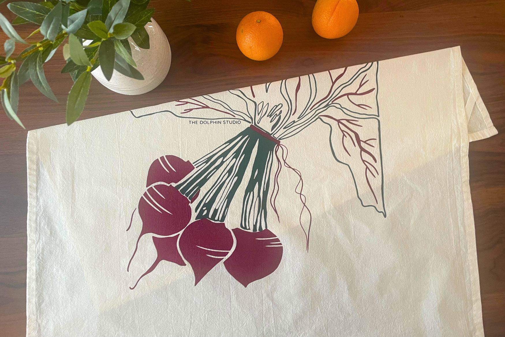 Tea Towel/Kitchen Towel/Dishcloth - Buncha BEETS