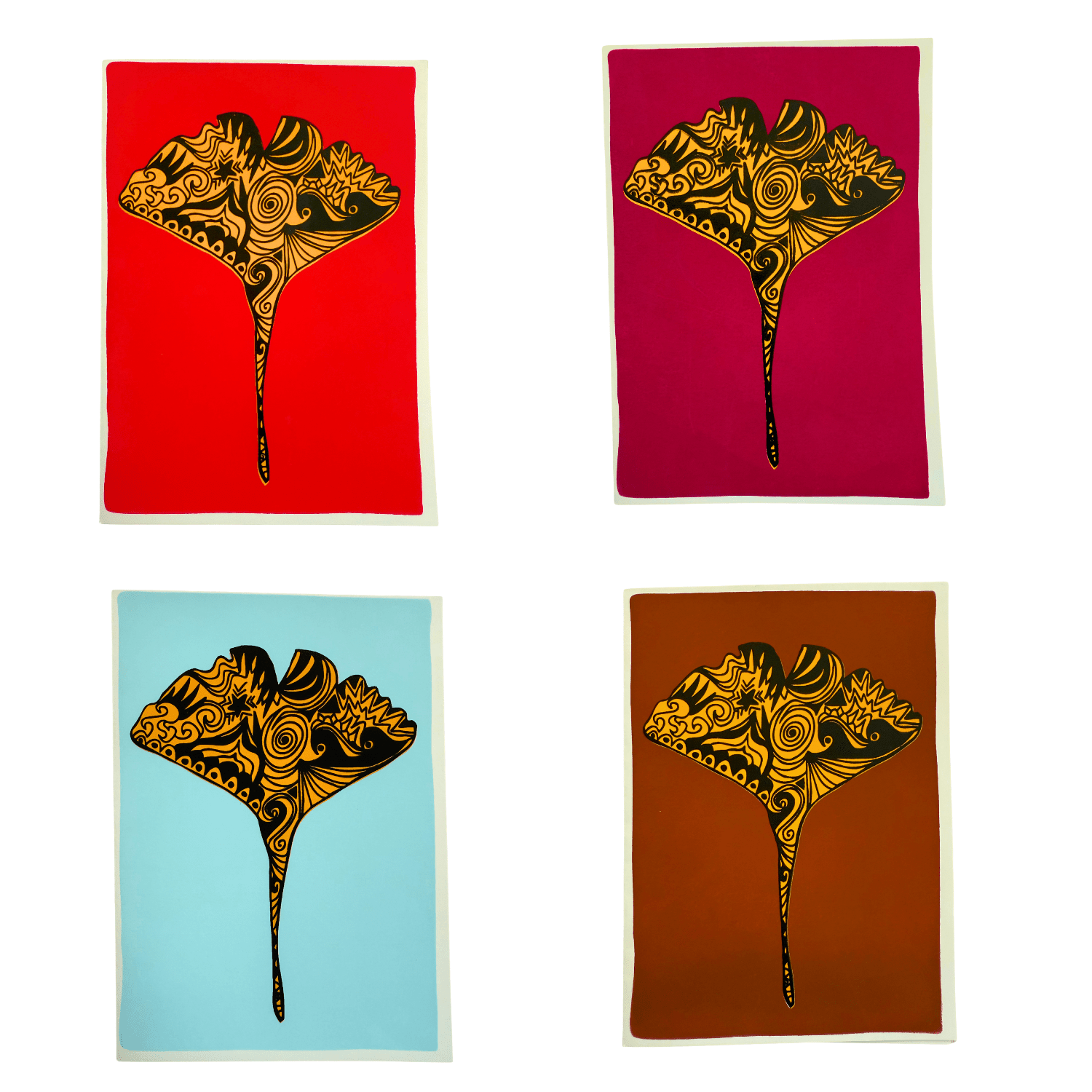 Ginkgo Leaves mixed pack - The Dolphin Studio