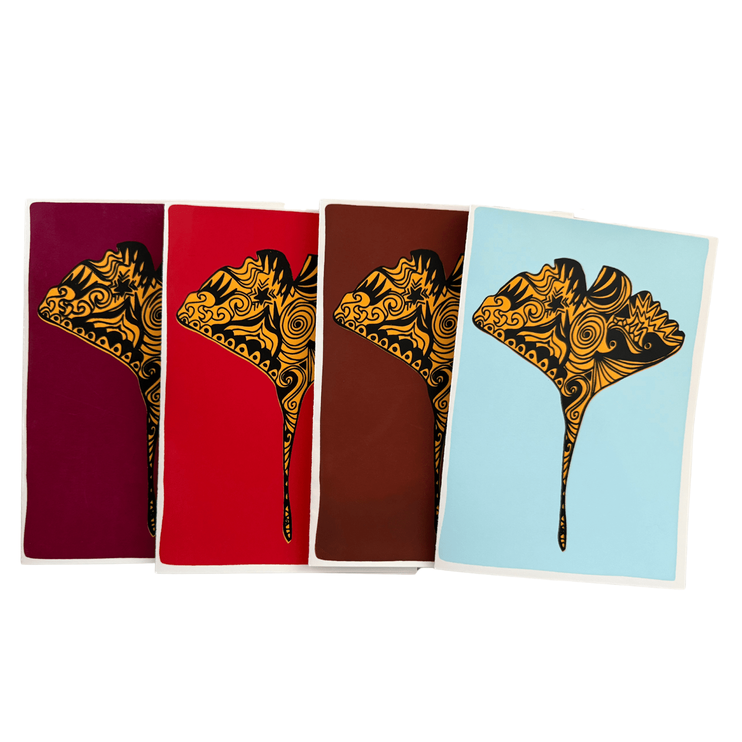 Ginkgo Leaves mixed pack - The Dolphin Studio