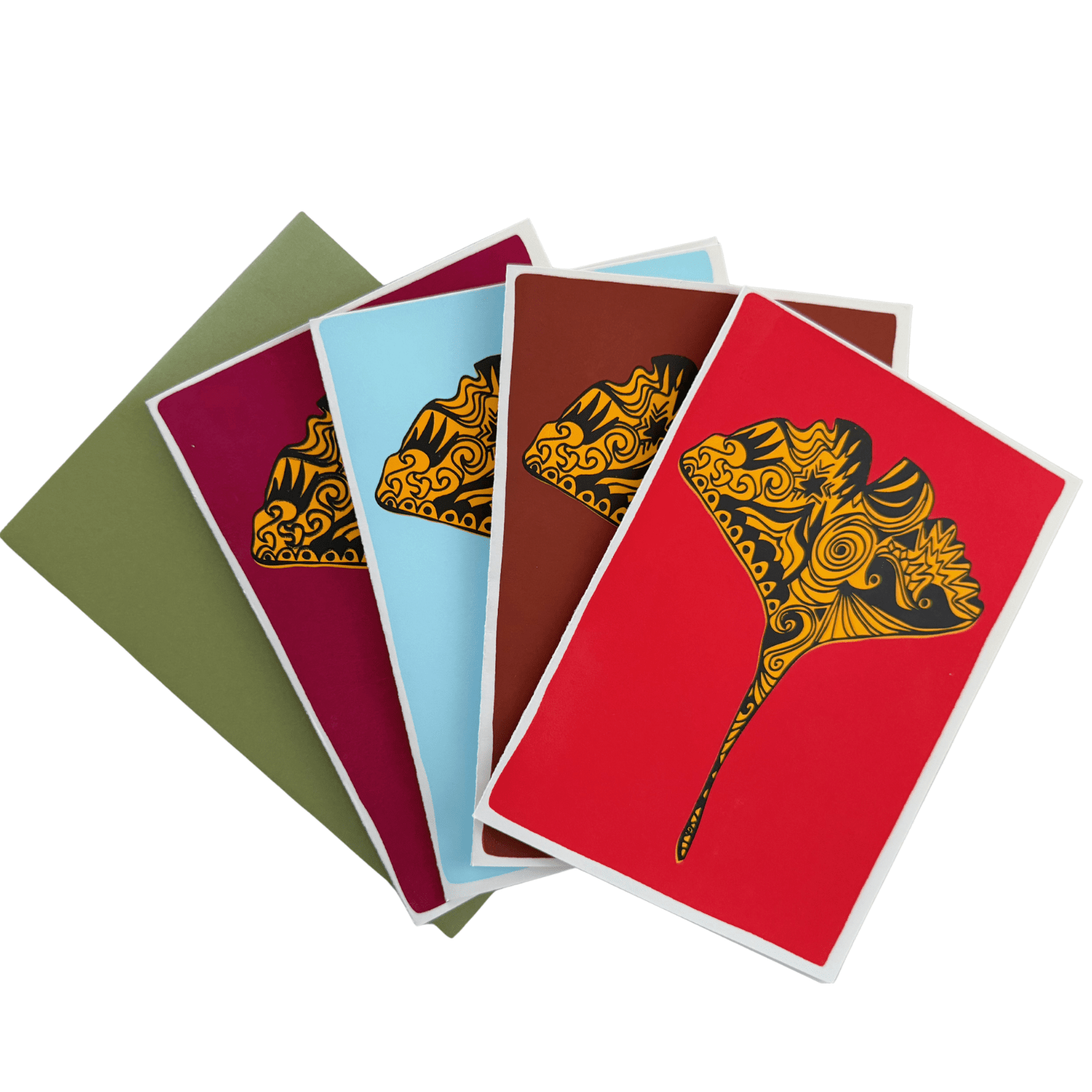 Ginkgo Leaves mixed pack - The Dolphin Studio