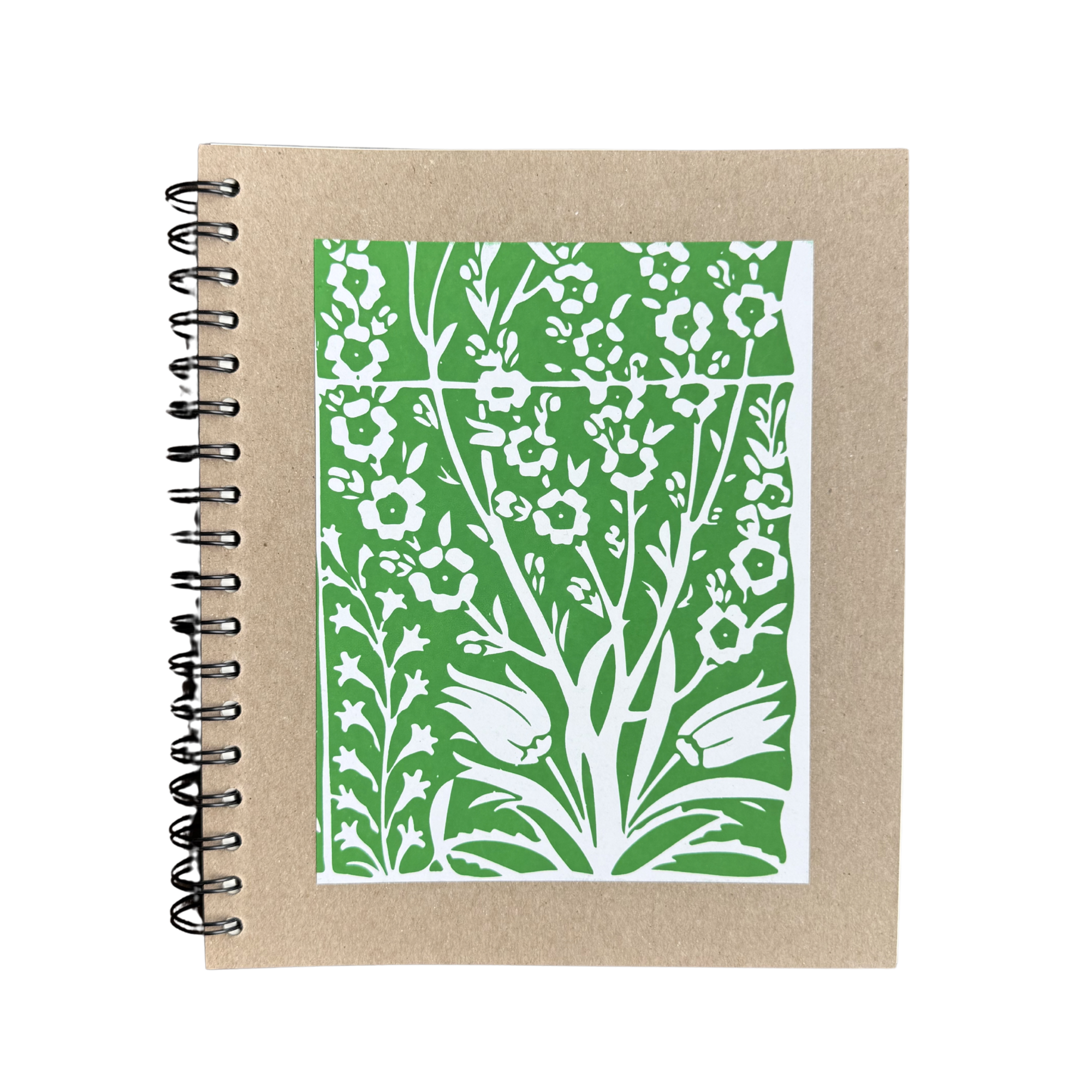 Green Hollyhocks - Dolphin Doodle Journals