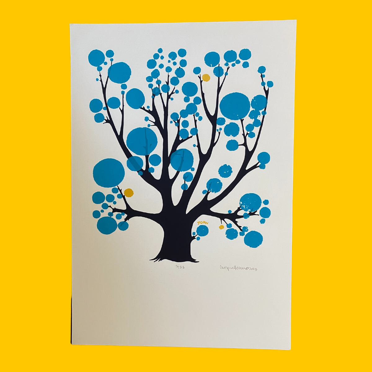 SALE - Turquoise Bubble Tree