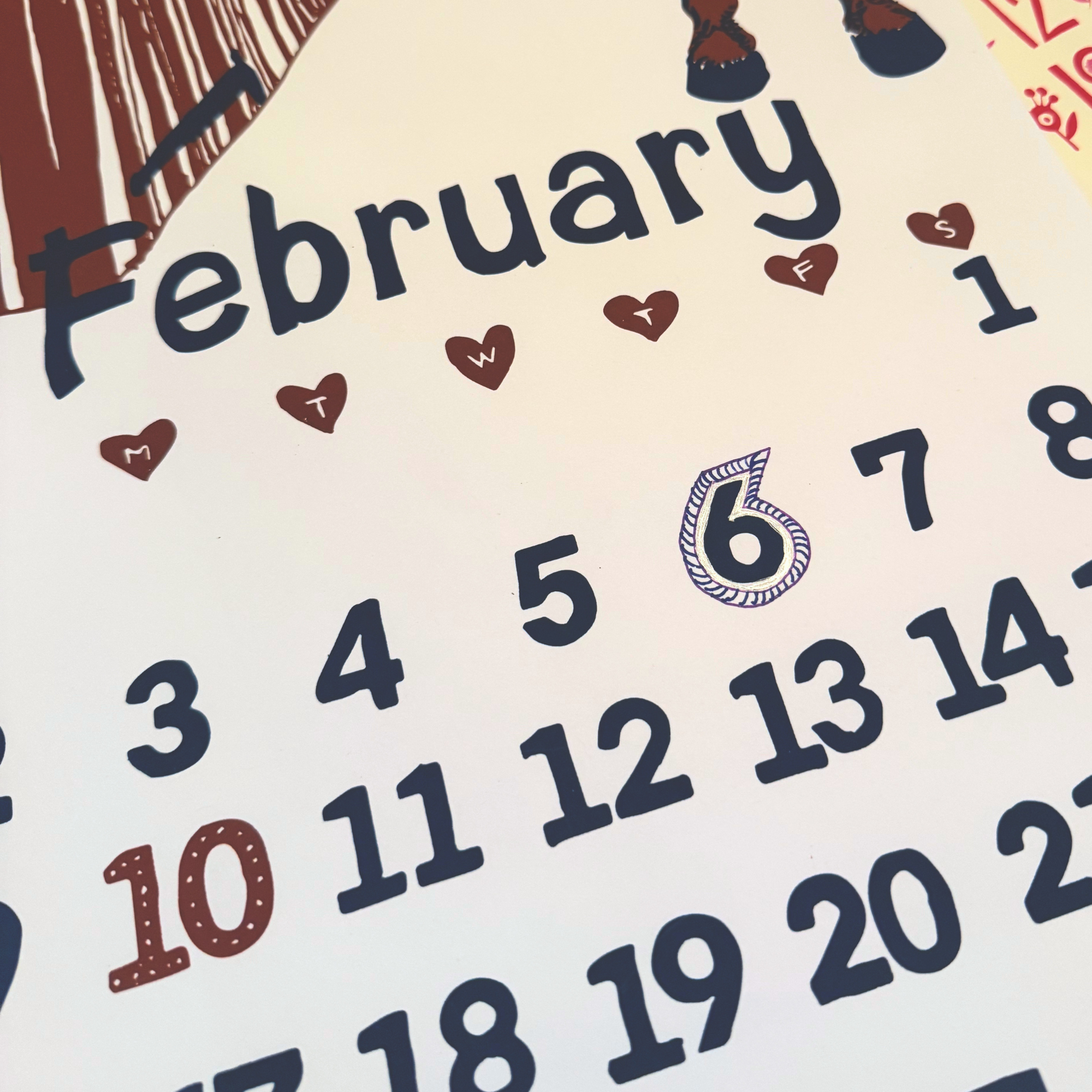 Hand Embellished 2027 Dolphin Studio Calendar