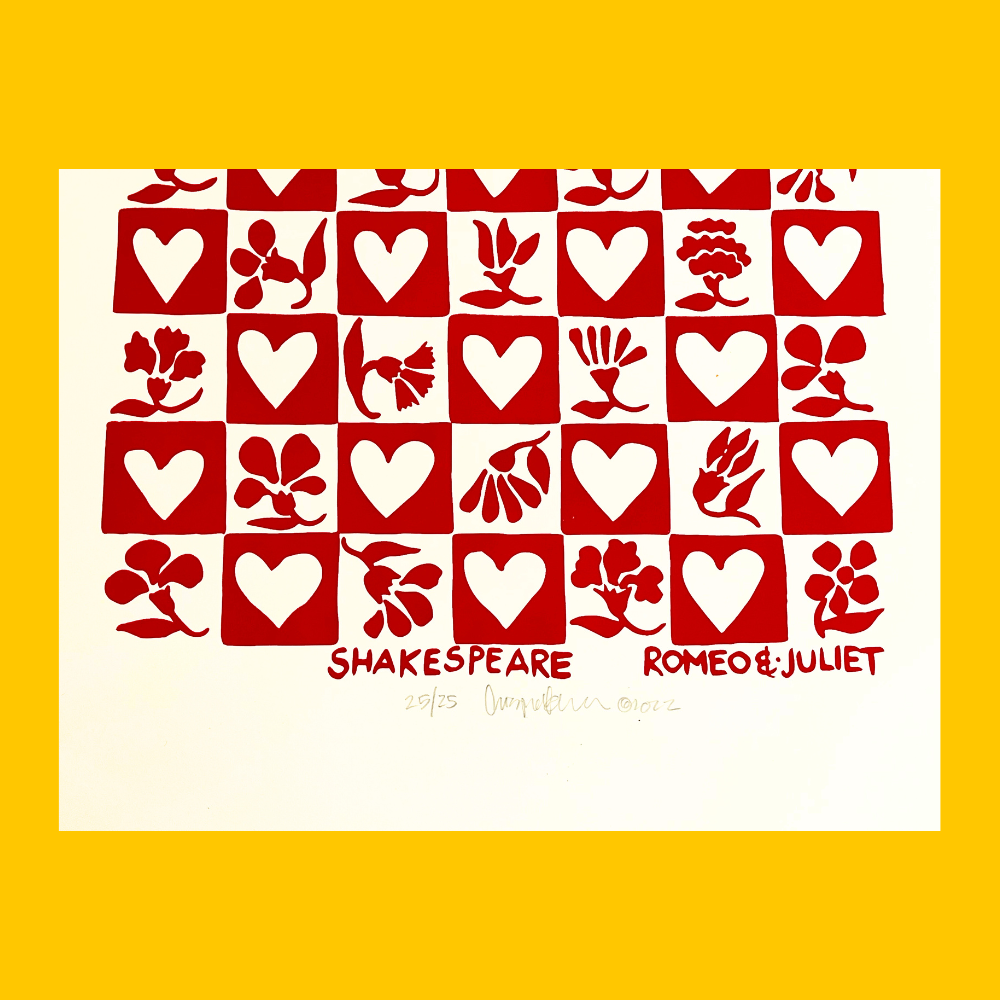 SALE Dost Thou Love Me? - John ffrench Silkscreen Print