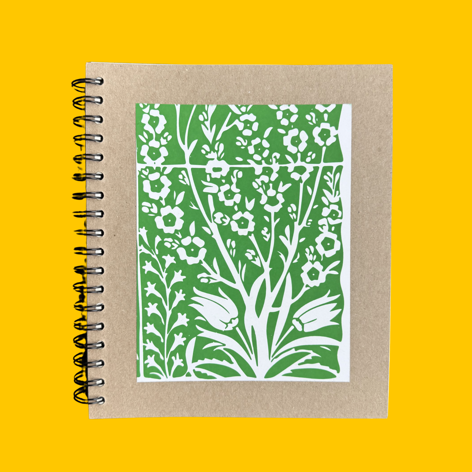 Green Hollyhocks - Dolphin Doodle Journals
