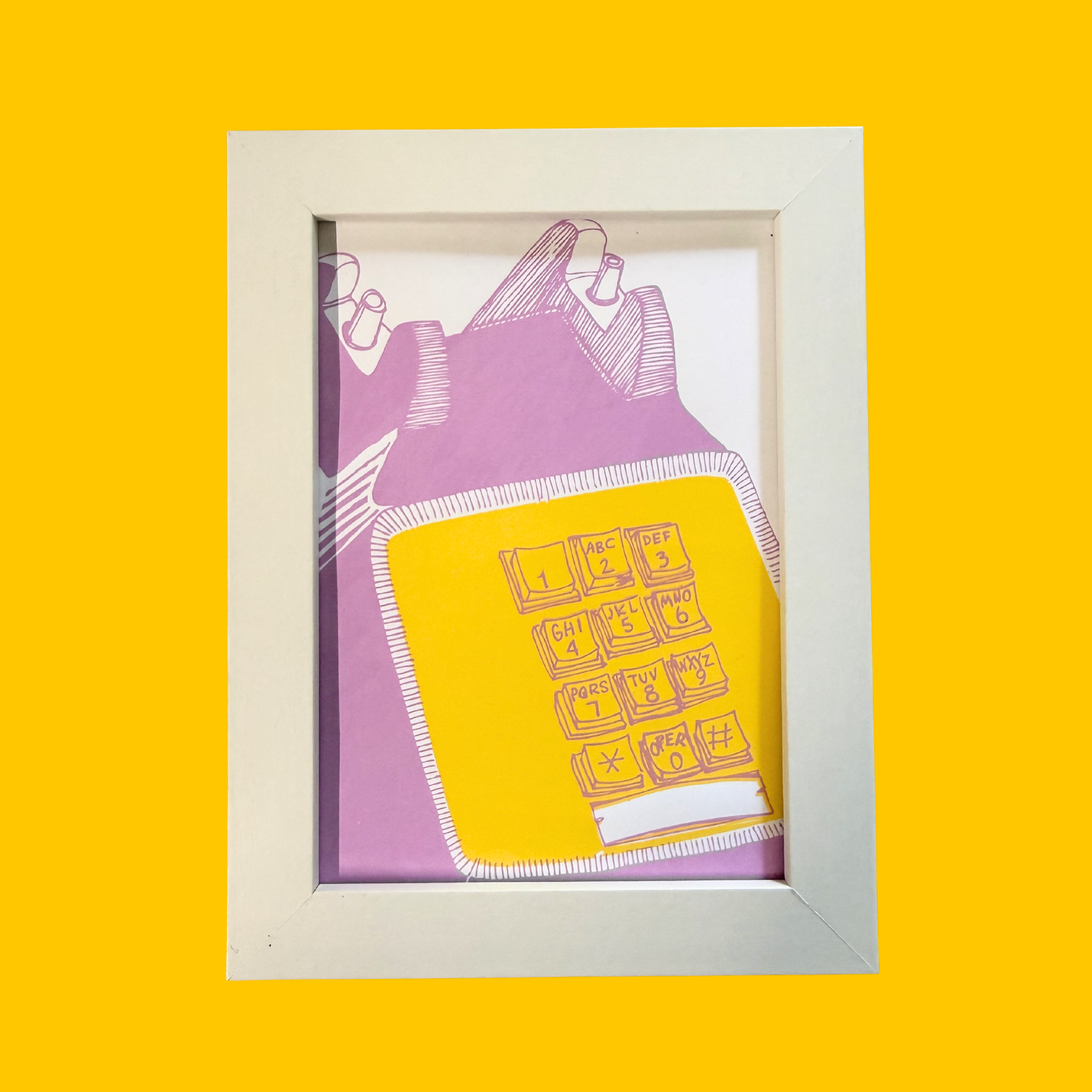 Don't Call Me Up - Framed Print