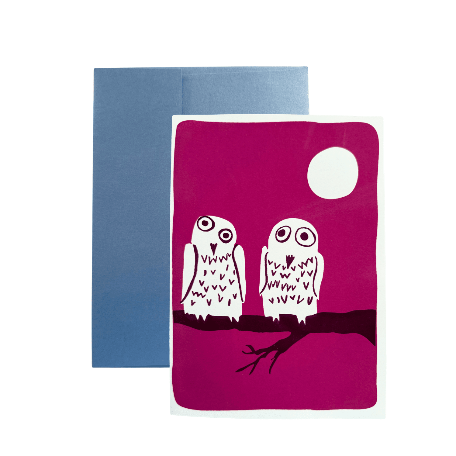 Pink Owl Card (Single) - The Dolphin Studio