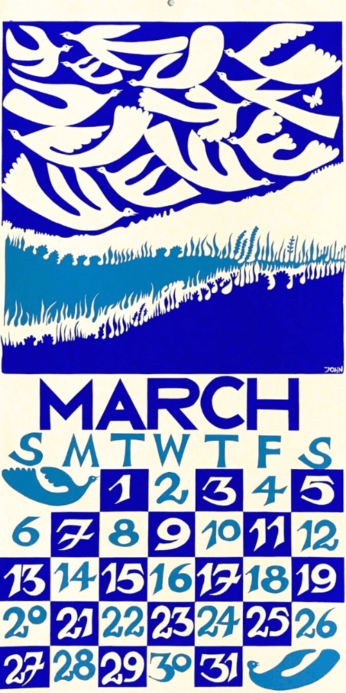 1983 Dolphin Studio Calendar Archive Prints - The Dolphin Studio