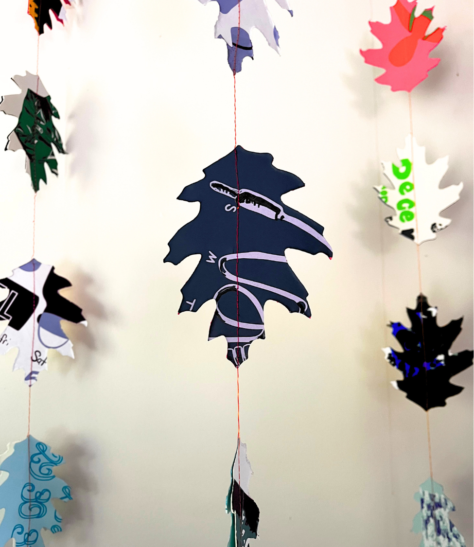 Paper Leaf Garland
