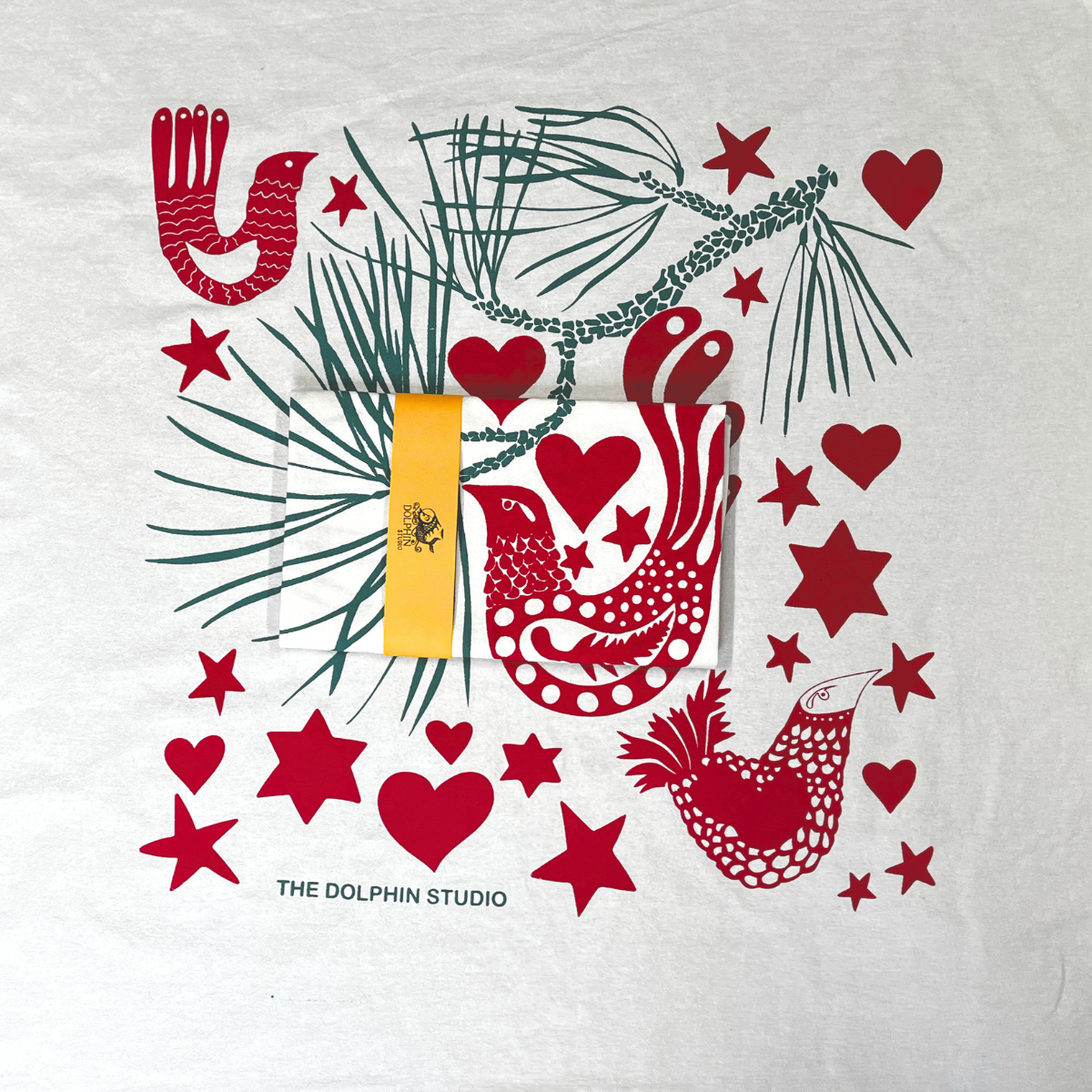 SALE - Holiday Doves Flour Sack Kitchen Towel (Single)