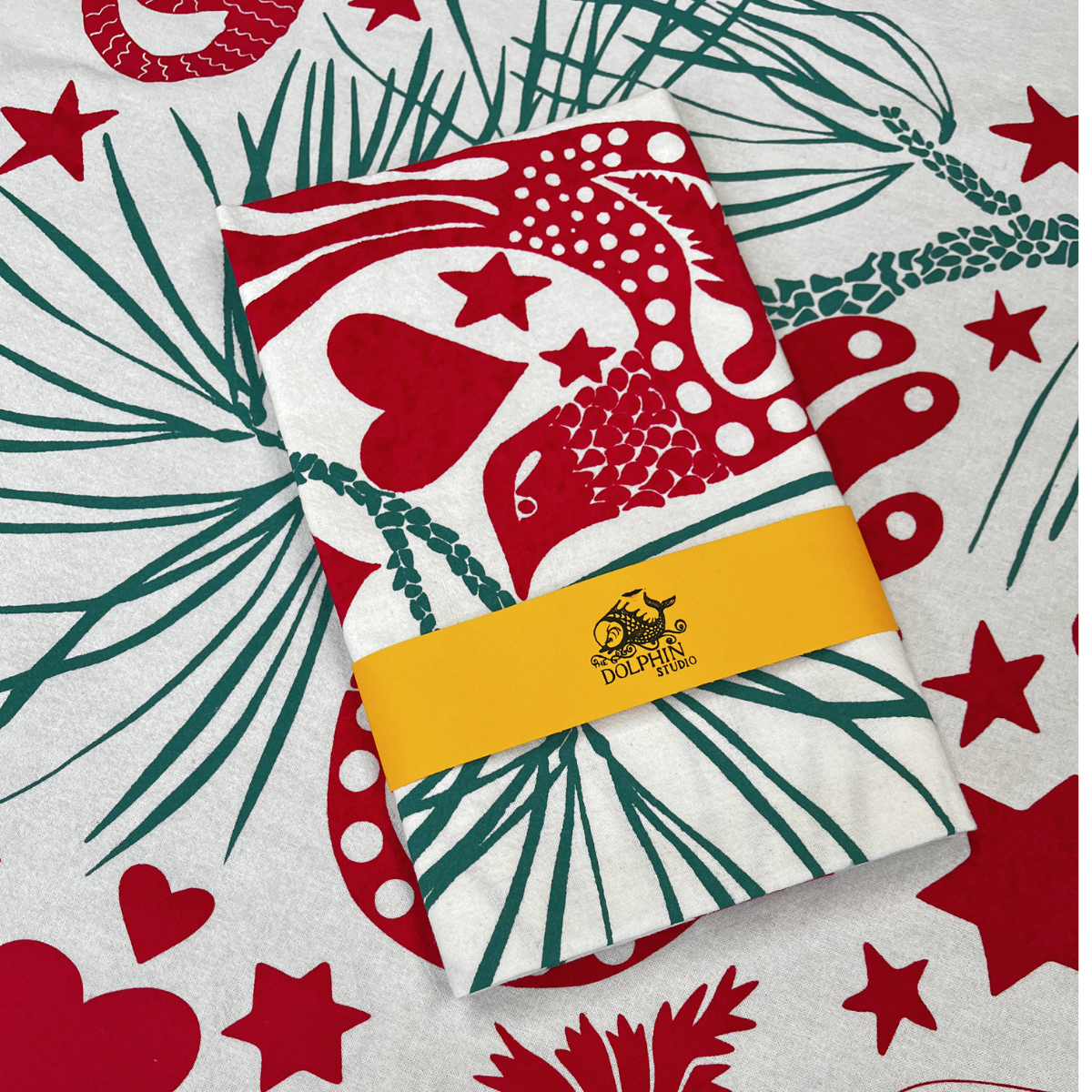 SALE - Holiday Doves Flour Sack Kitchen Towel (Single)