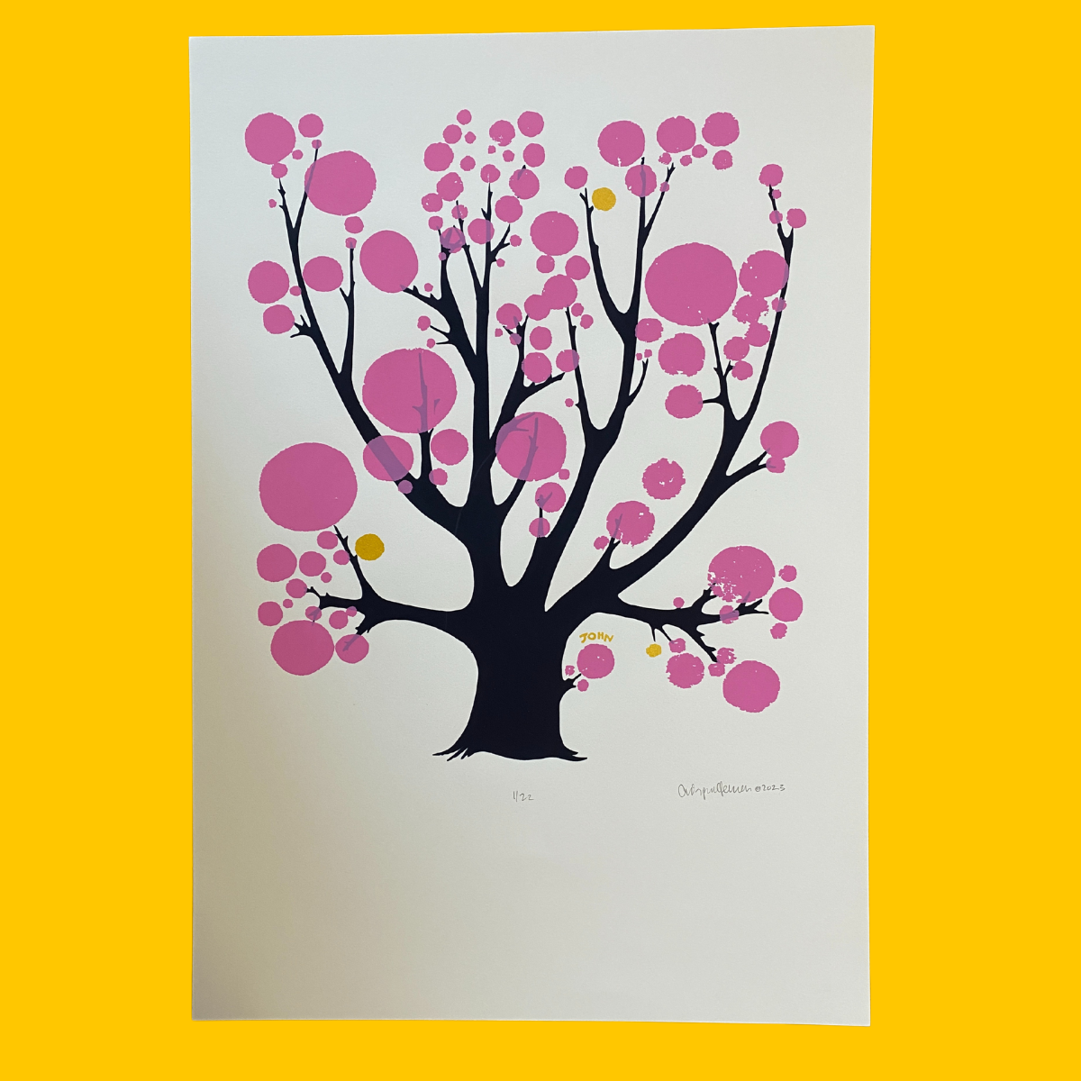 SALE - Pink Bubble Tree