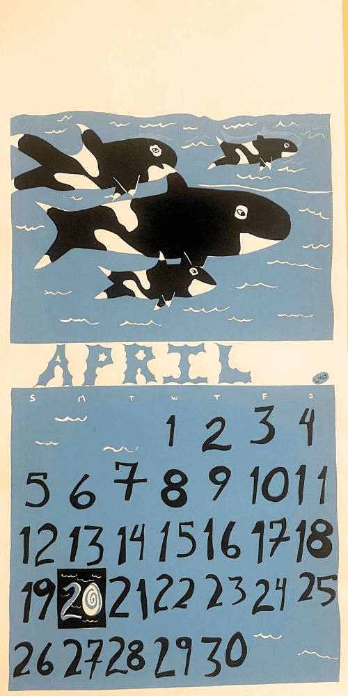 2015 Dolphin Studio Calendar Archive Print - The Dolphin Studio