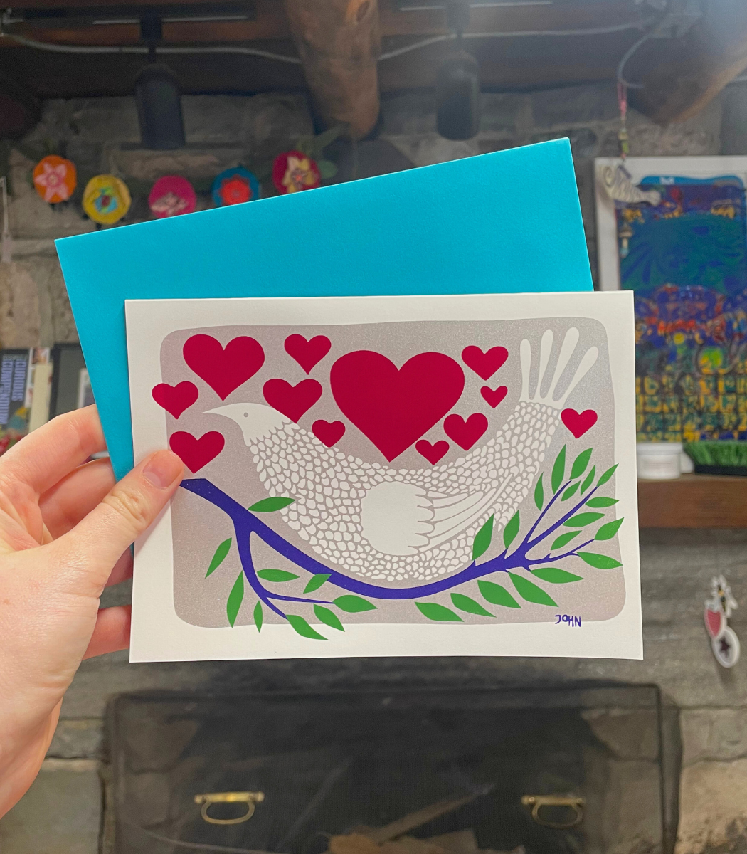 Lovely Dove on a Branch