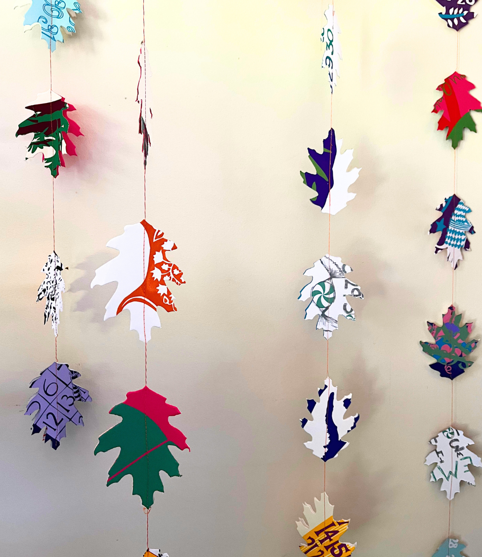 Paper Leaf Garland