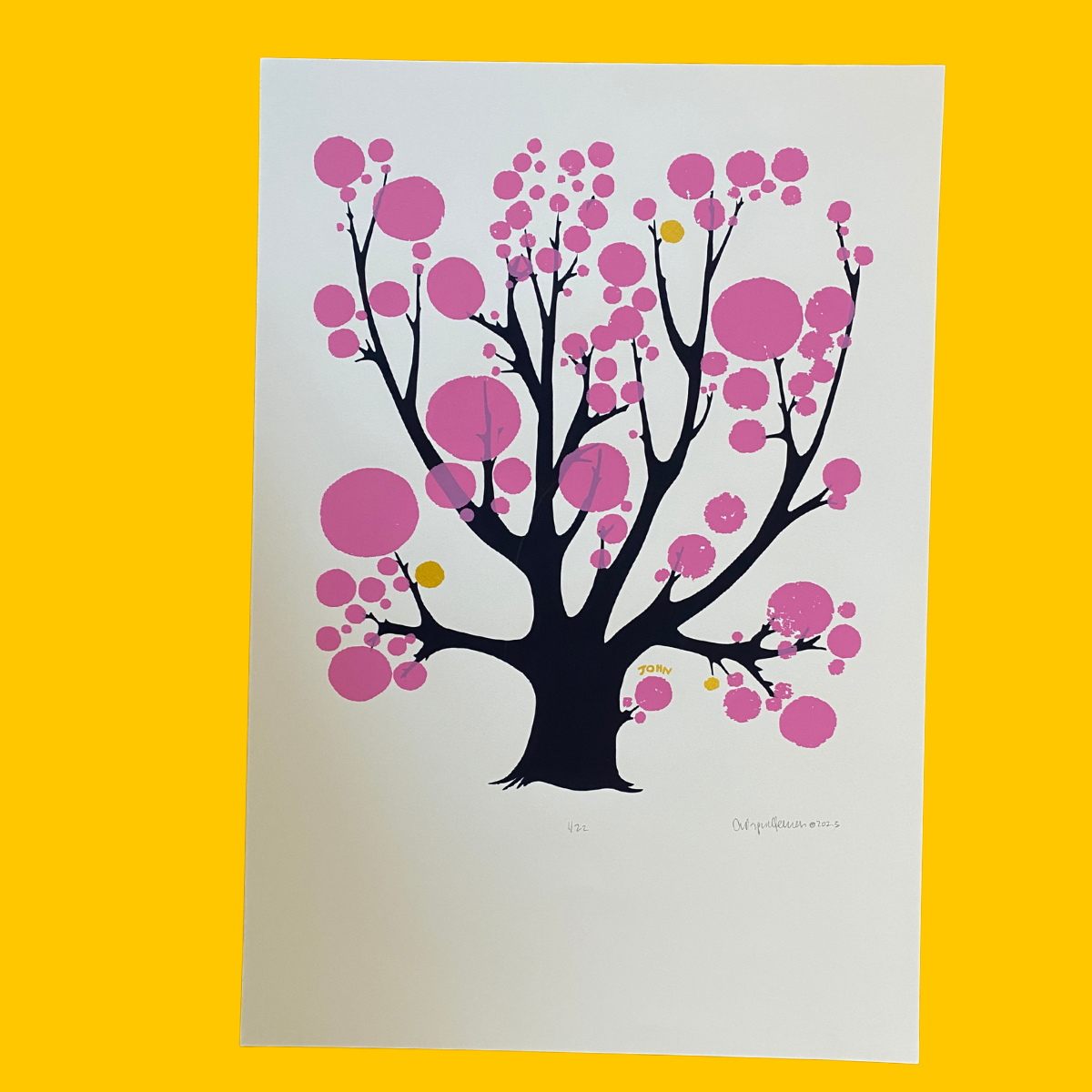 SALE - Pink Bubble Tree
