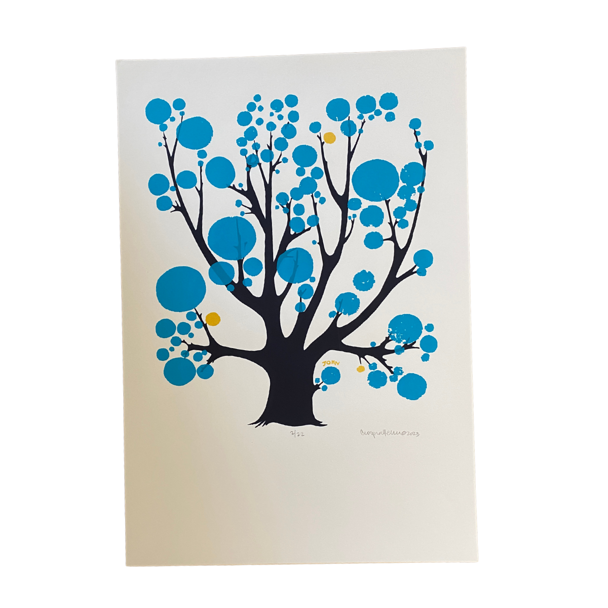 SALE - Turquoise Bubble Tree