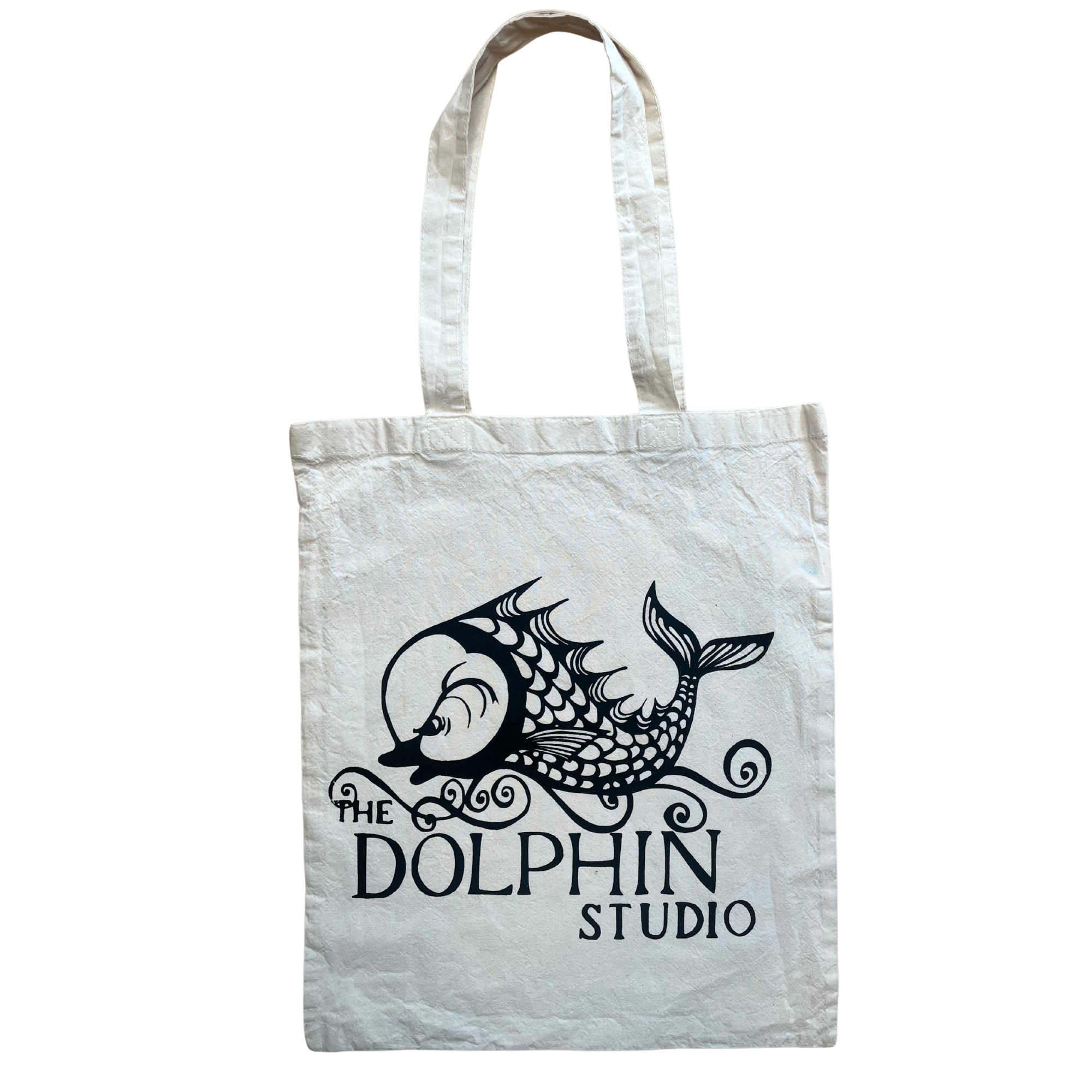Tote Bag with The Dolphin Studio logo