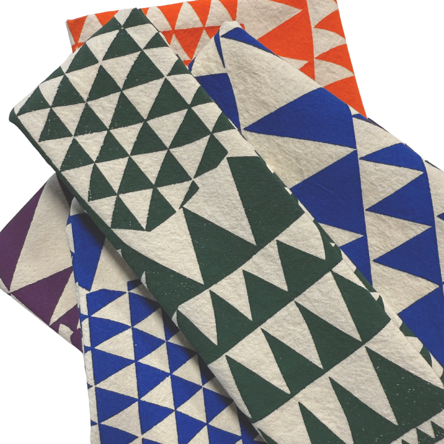 Triangle Brick Road - Napkins - Set of 4 - mixed fall
