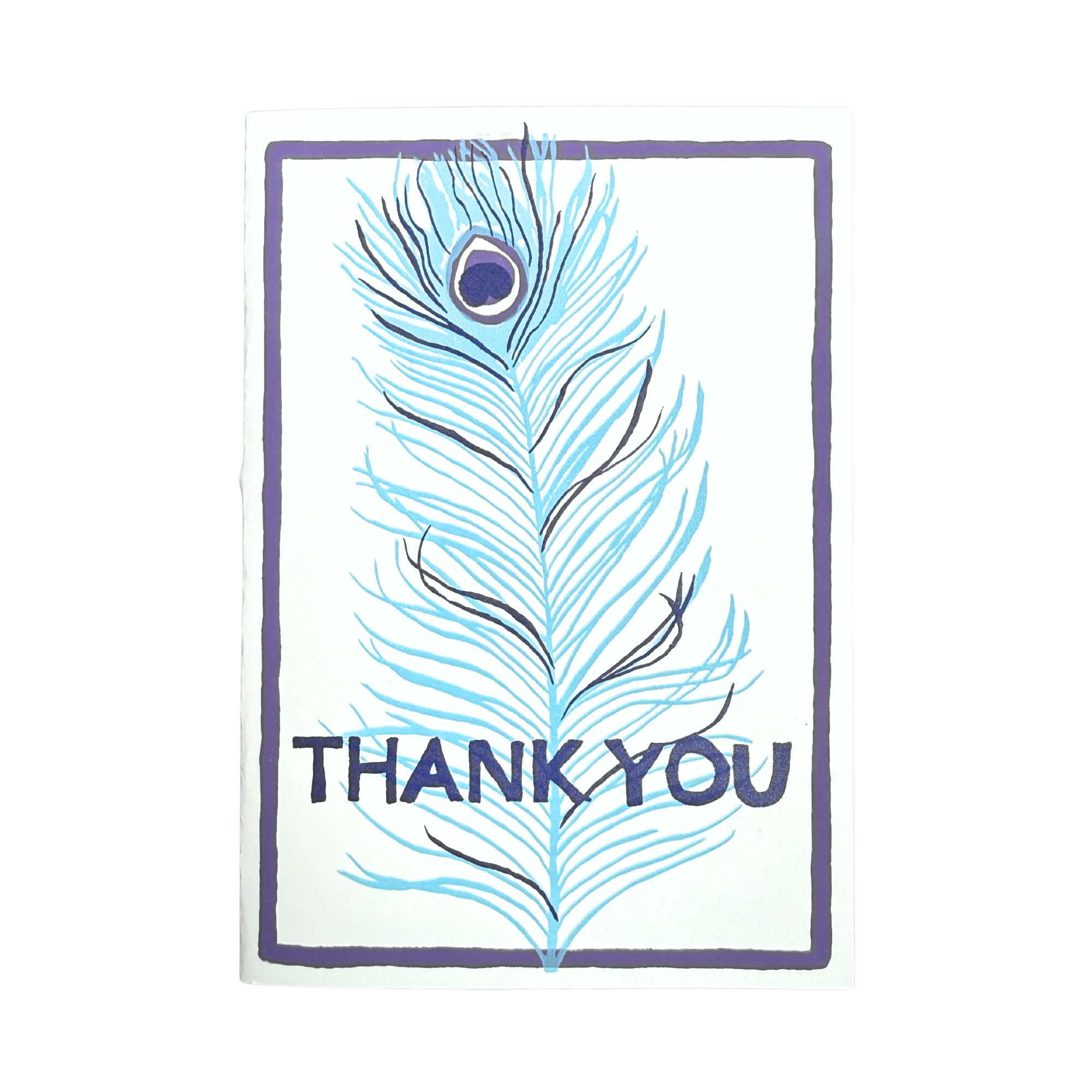 Peacock Feather - Thank You