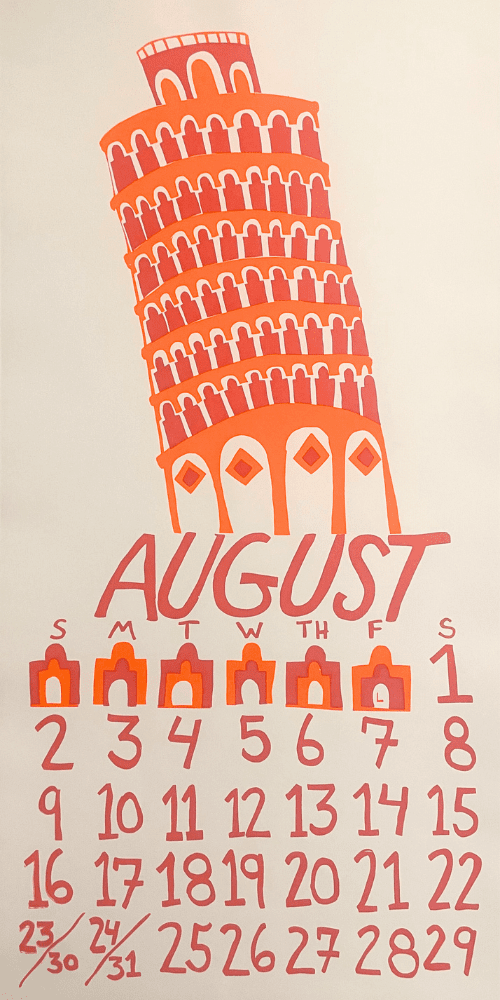 2015 Dolphin Studio Calendar Archive Print - The Dolphin Studio