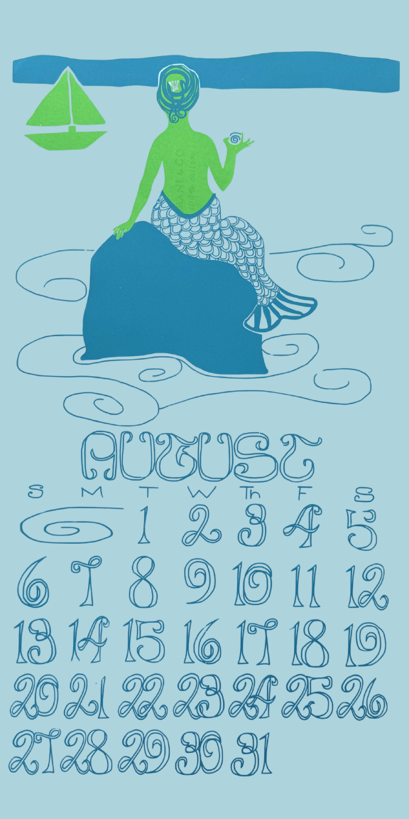 2023 Dolphin Studio Calendar Archive Print