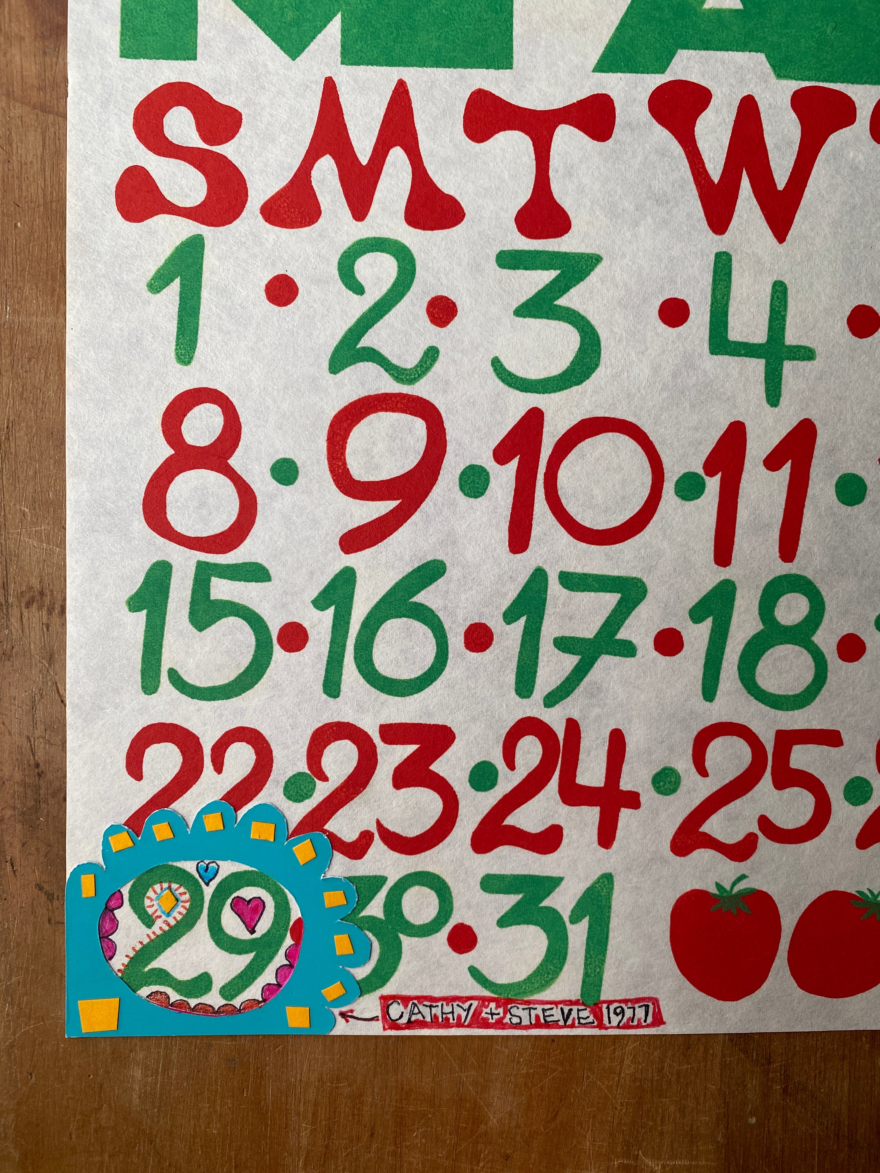 Hand Embellished Date for Dolphin Studio Archive Prints - The Dolphin Studio