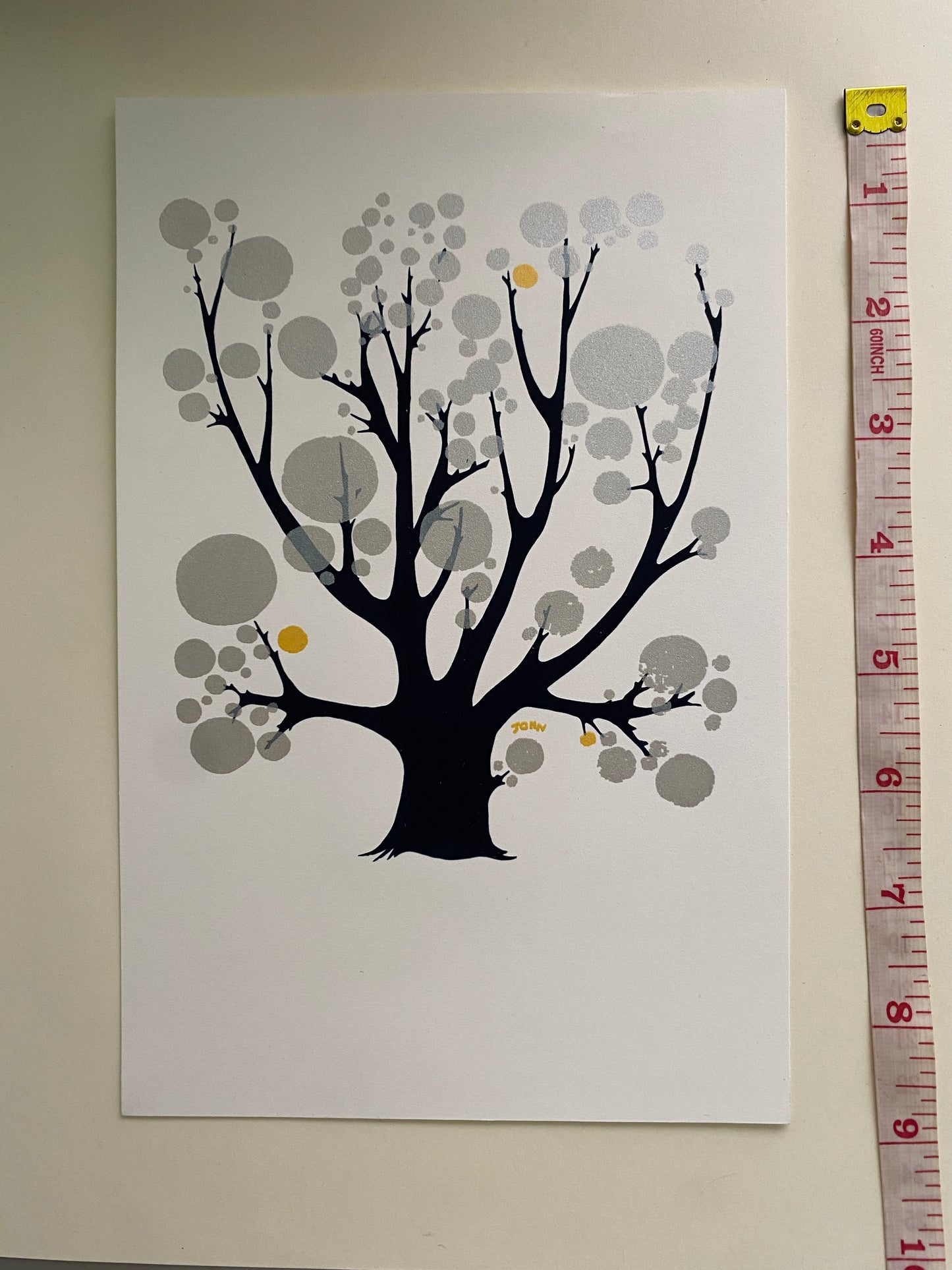 BUBBLE TREE - PRINT 5.75" x 8.75"