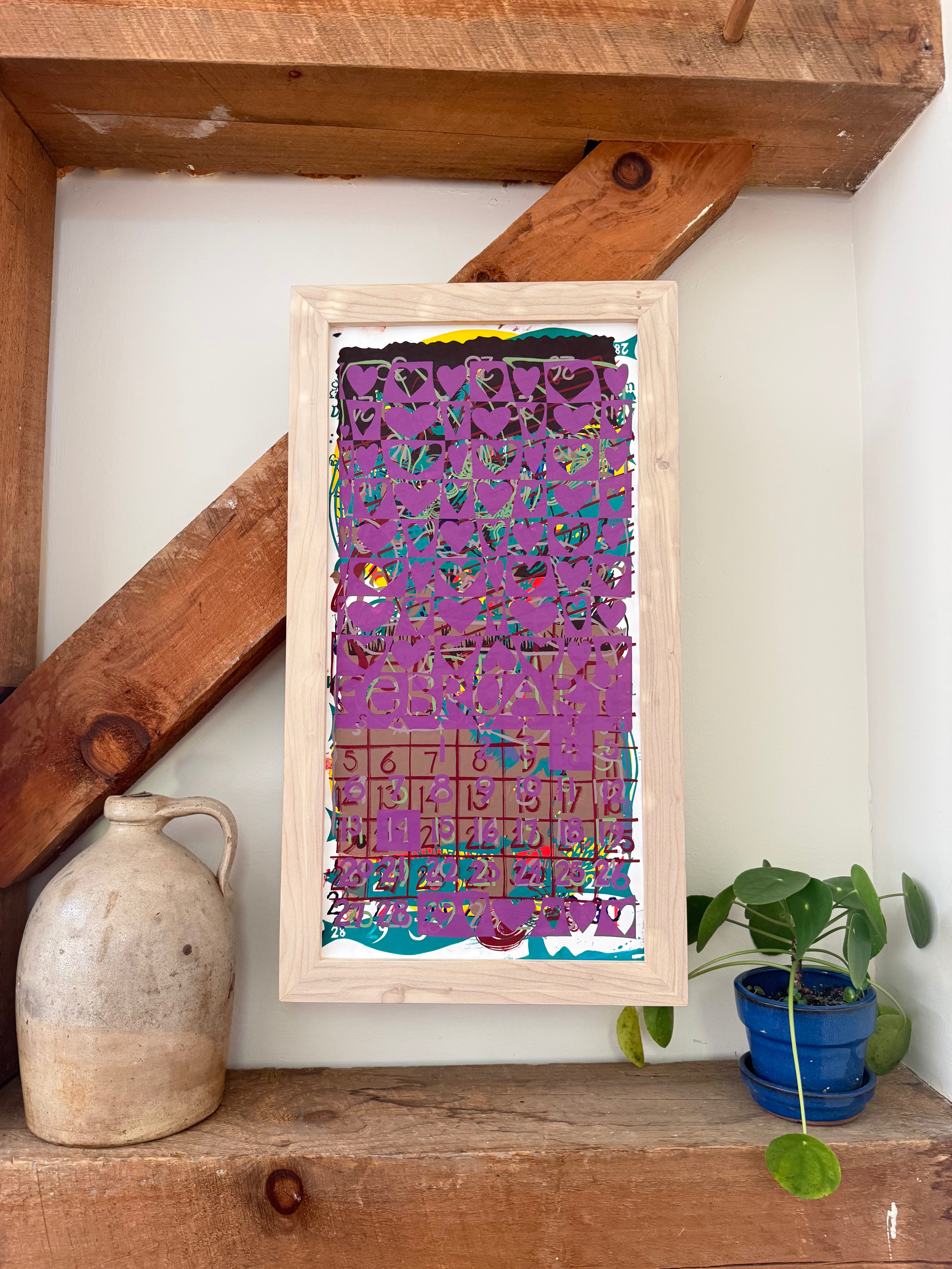 ONE OF A KIND Layered Monoprint
