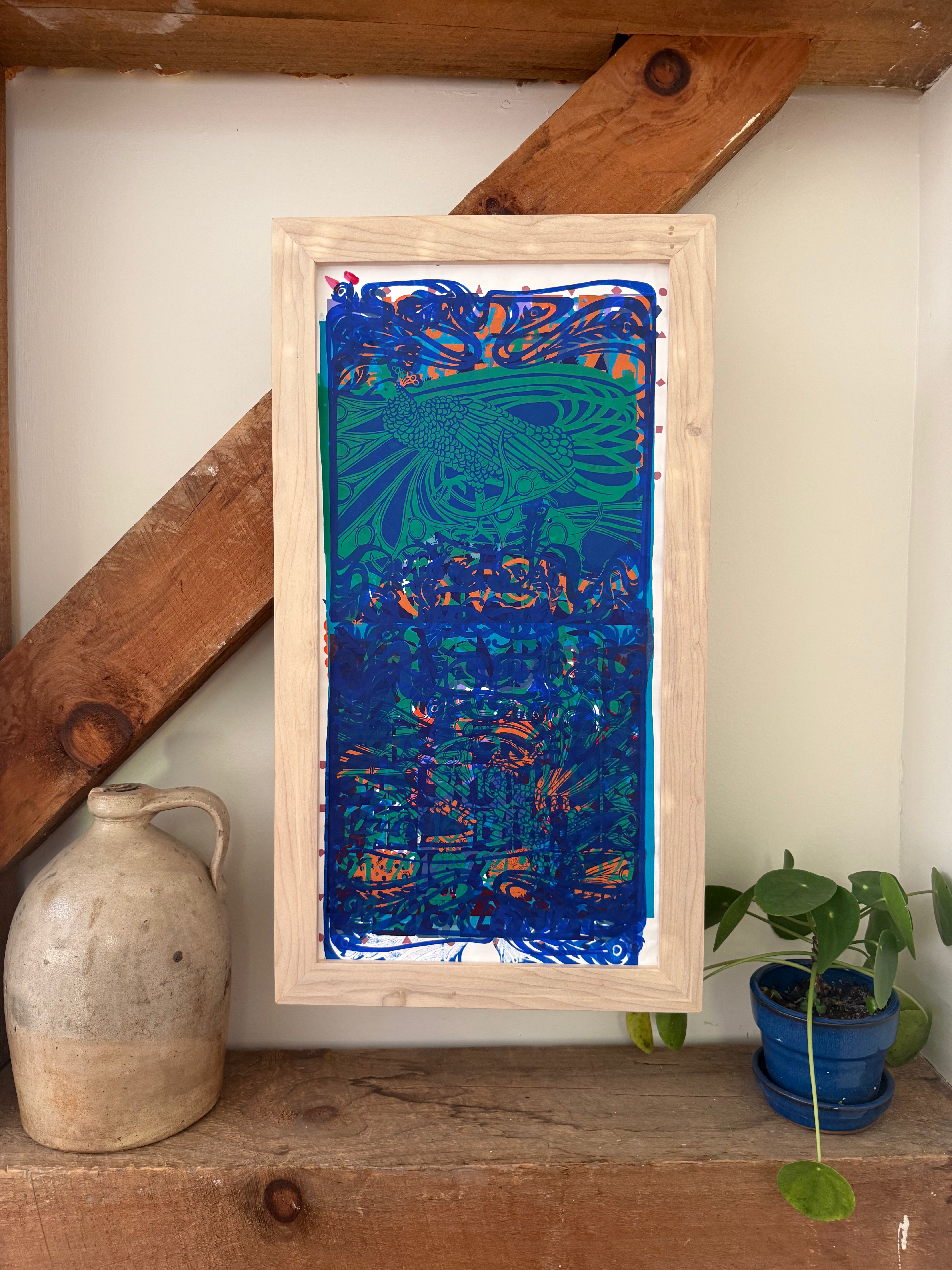 ONE OF A KIND Layered Monoprint