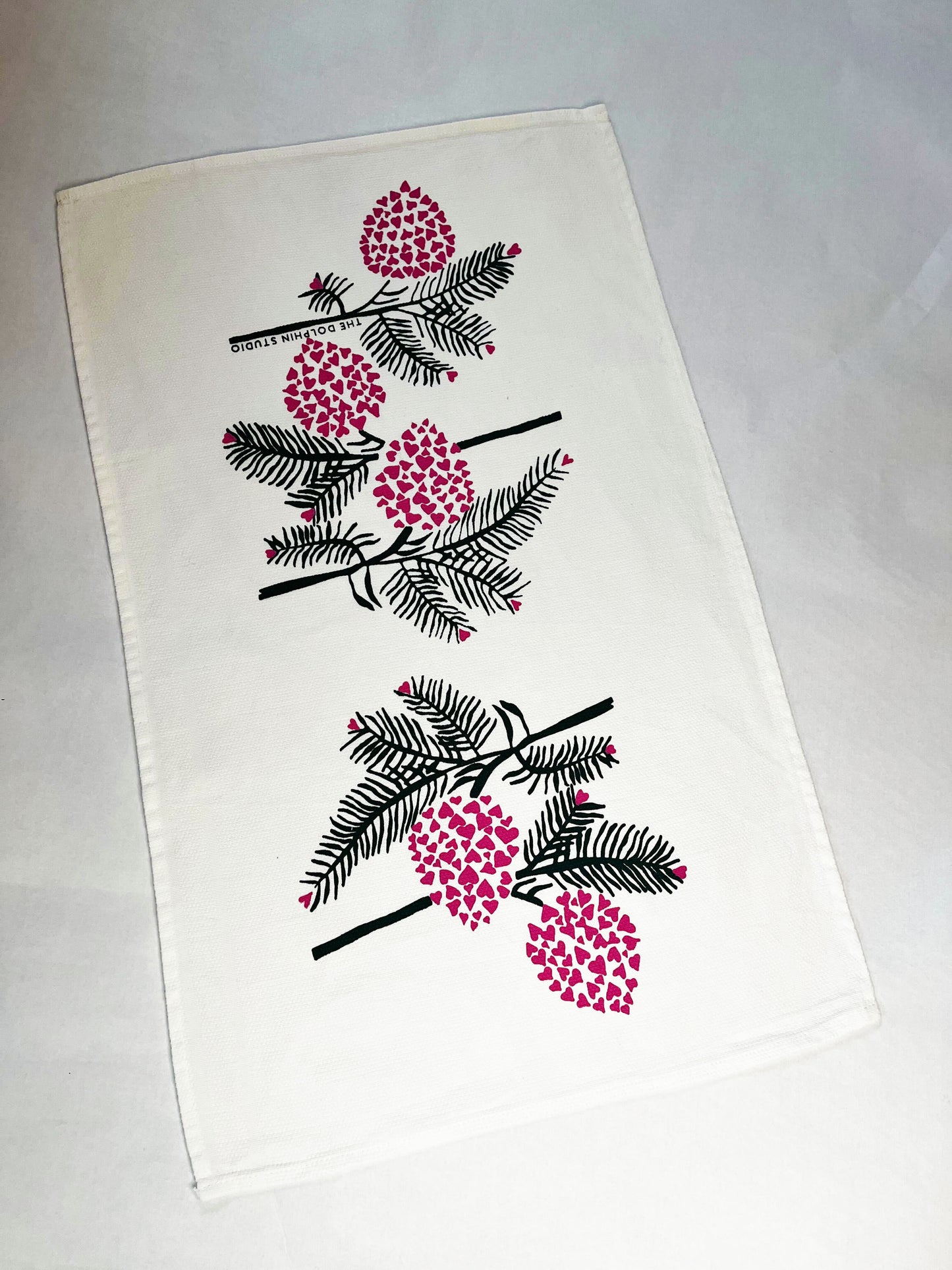 Kitchen Towels - PINK PINECONES (Limited Edition)