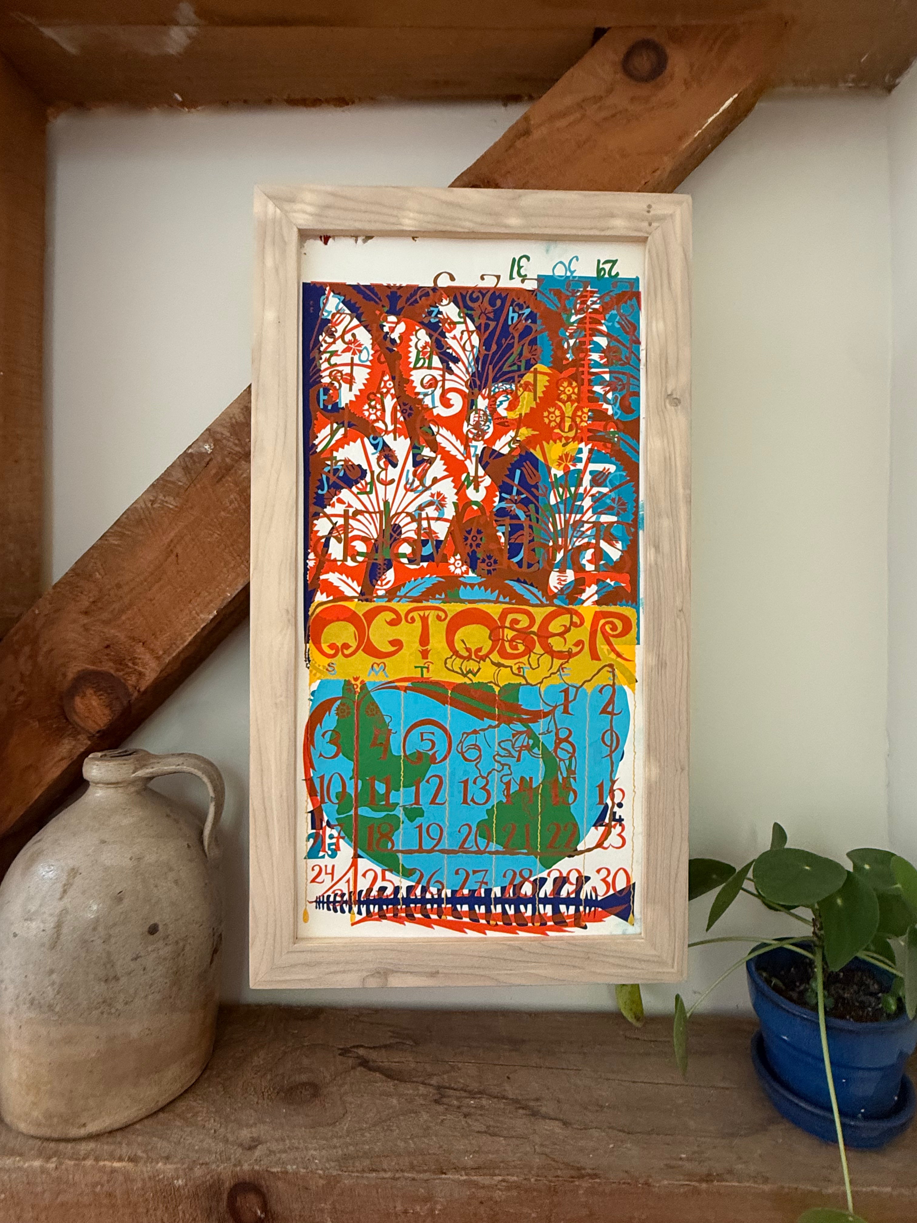 ONE OF A KIND Layered Monoprint