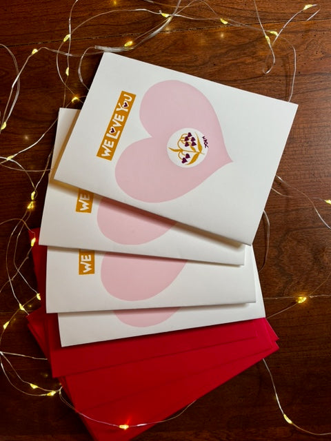 We Love You Cards - Blank (Pack of 10)