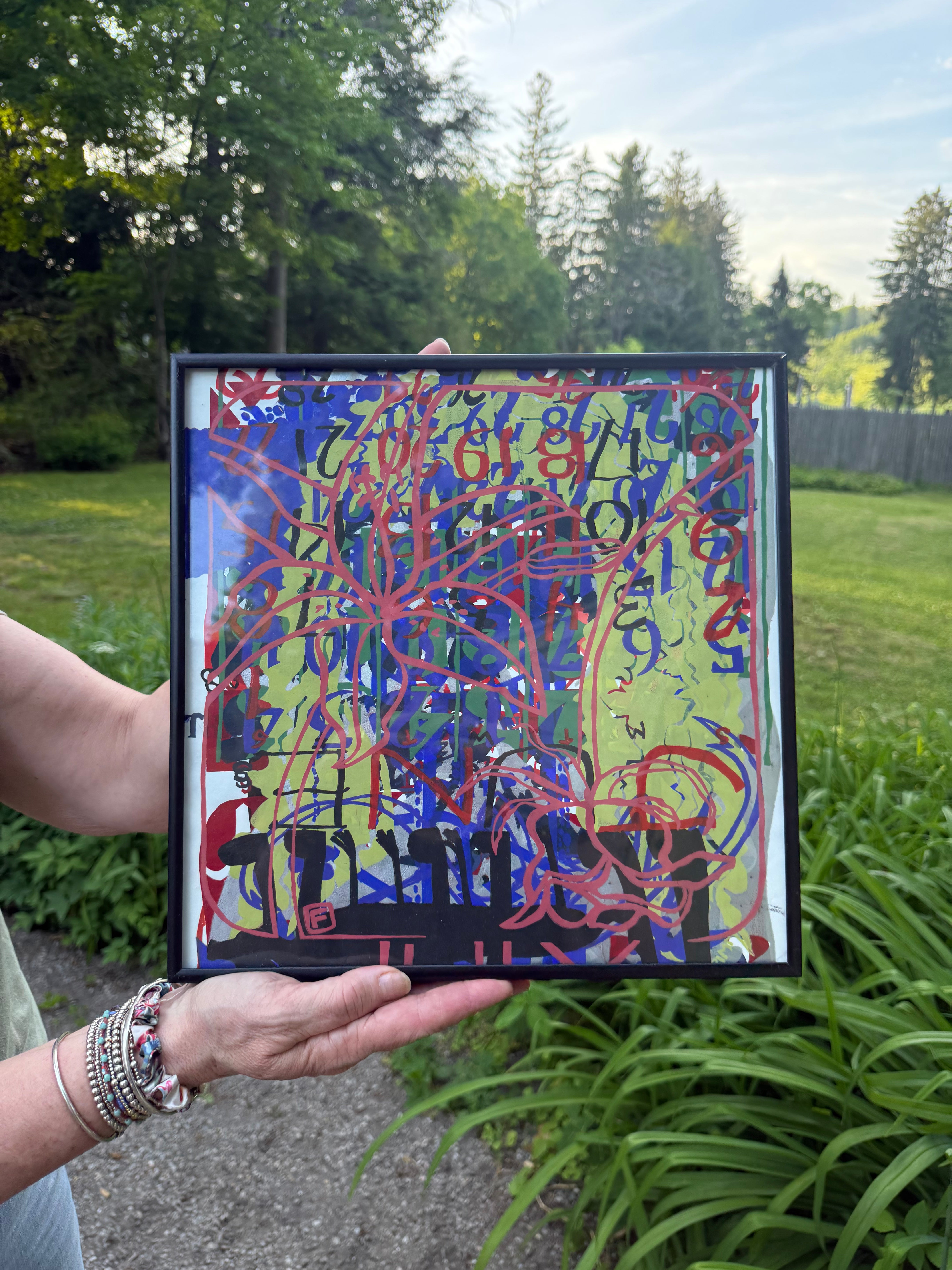 One of a Kind Layered Print