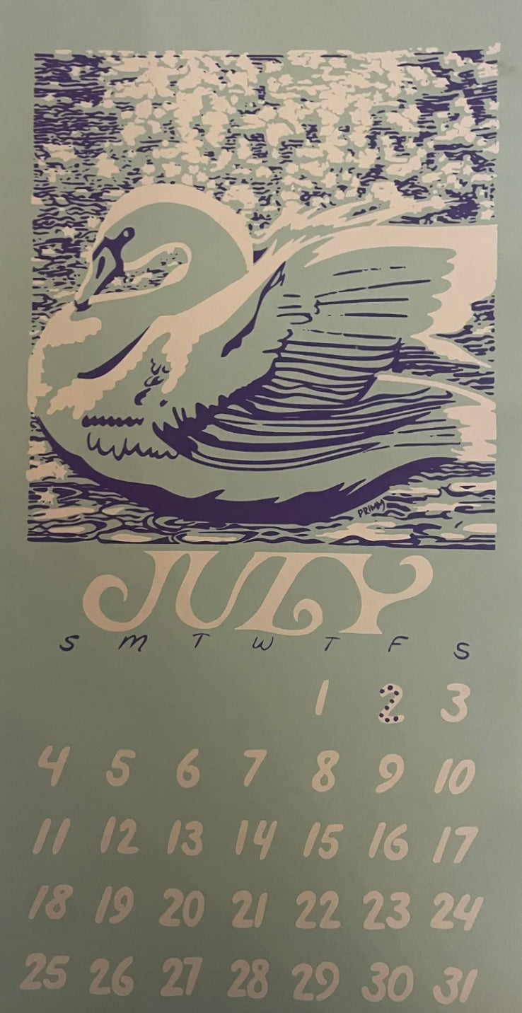 2021 Dolphin Studio Calendar Archive Print