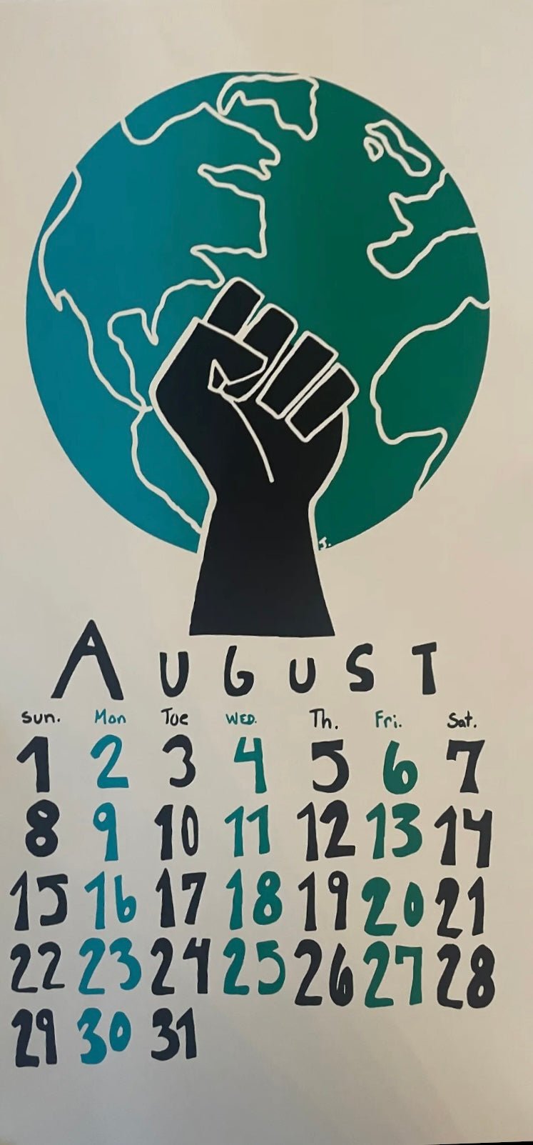 2021 Dolphin Studio Calendar Archive Print - The Dolphin Studio